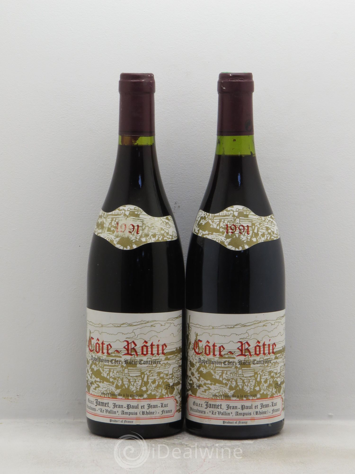 Côte-Rôtie Jamet (Domaine) 1991 - Lot de 2 bouteilles - 0