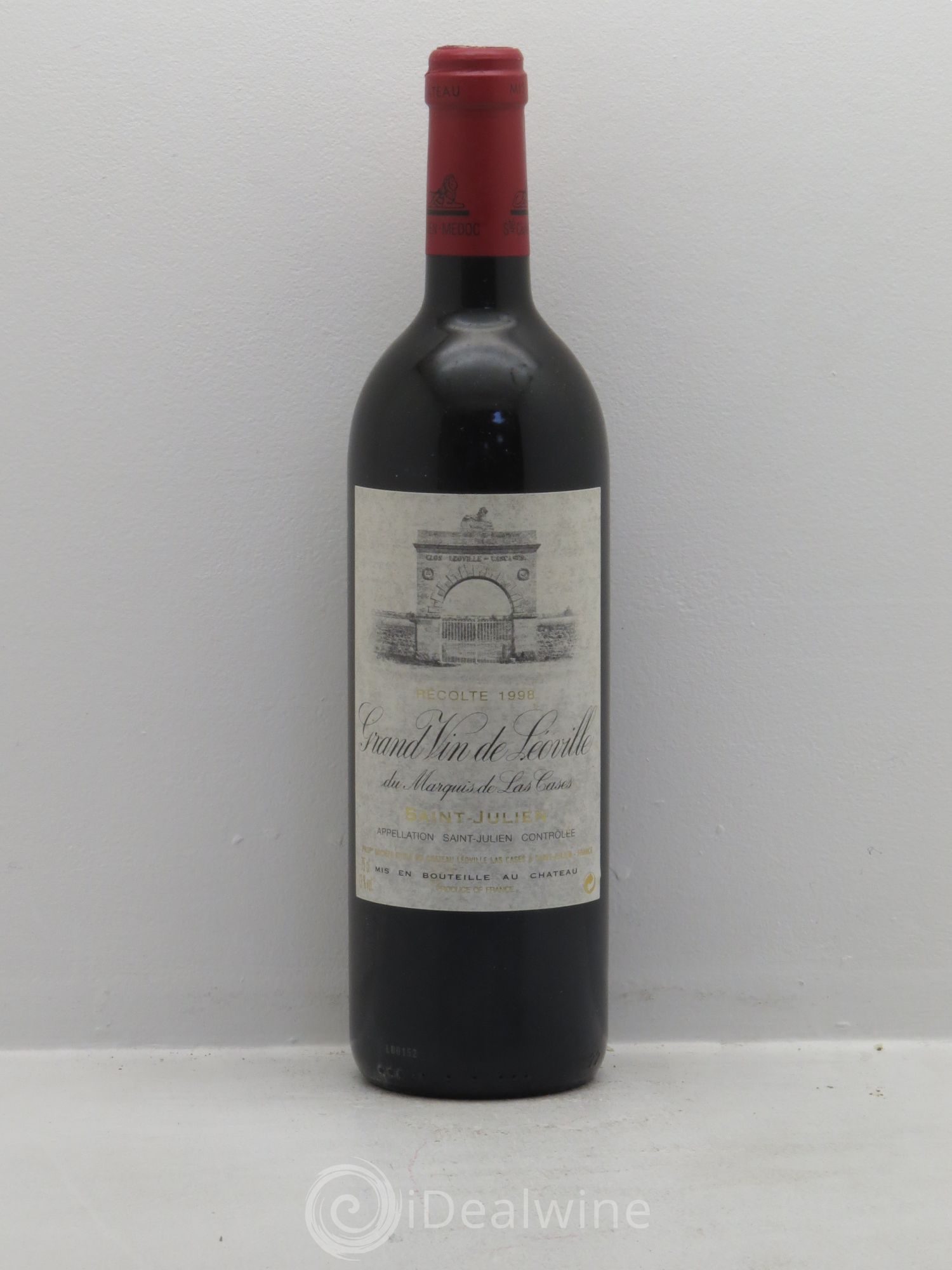 Château Léoville Las Cases 2ème Grand Cru Classé 1998 - Lot de 1 bouteille - 0