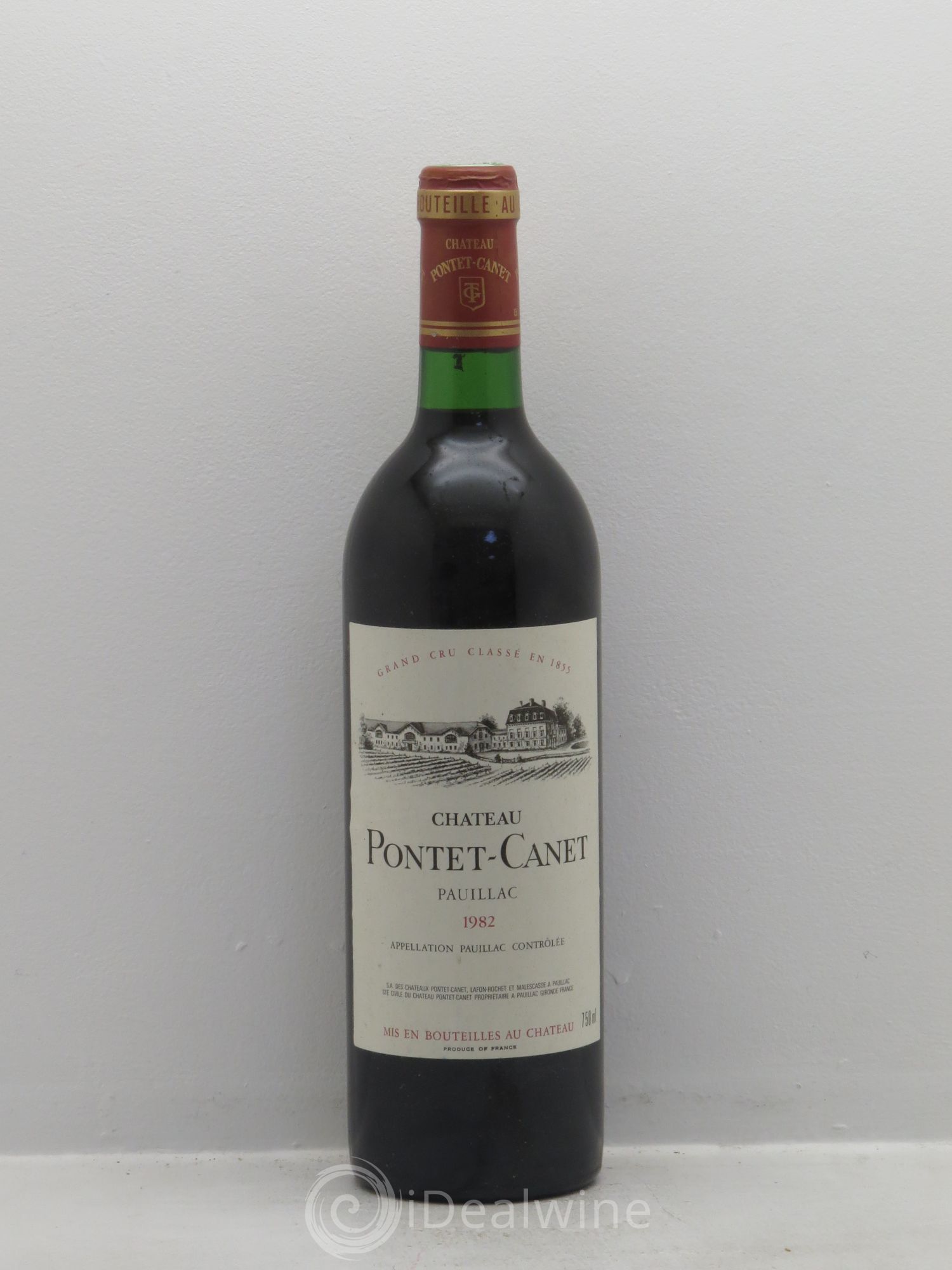 Château Pontet Canet 5ème Grand Cru Classé 1982 - Lot de 1 bouteille - 0