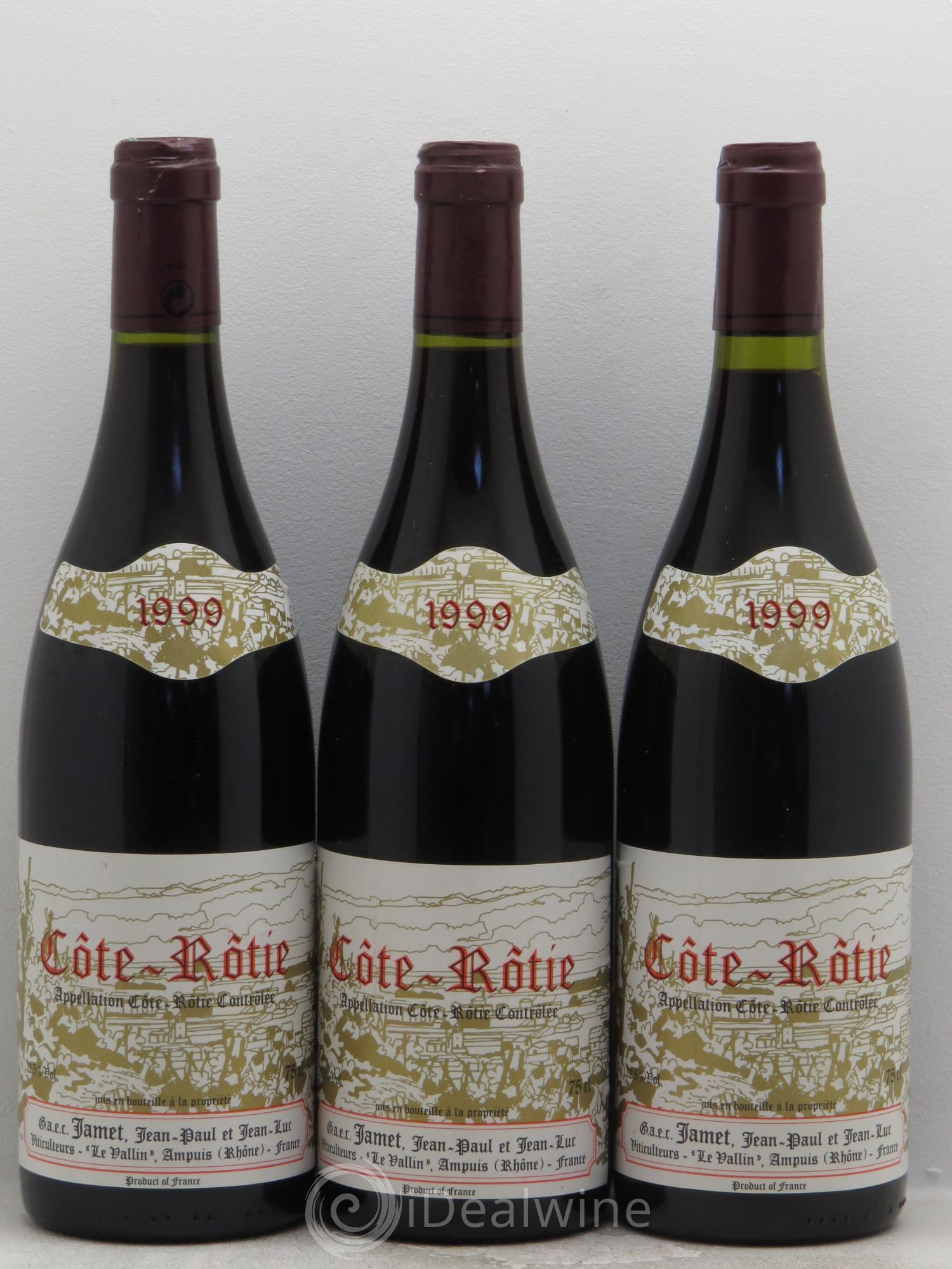Côte-Rôtie Jamet (Domaine) 1999 - Lot de 3 bouteilles - 0