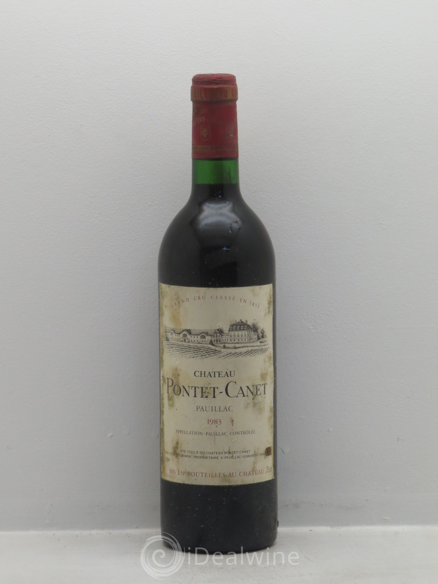 Château Pontet Canet 5ème Grand Cru Classé 1983 - Lot de 1 bouteille - 0