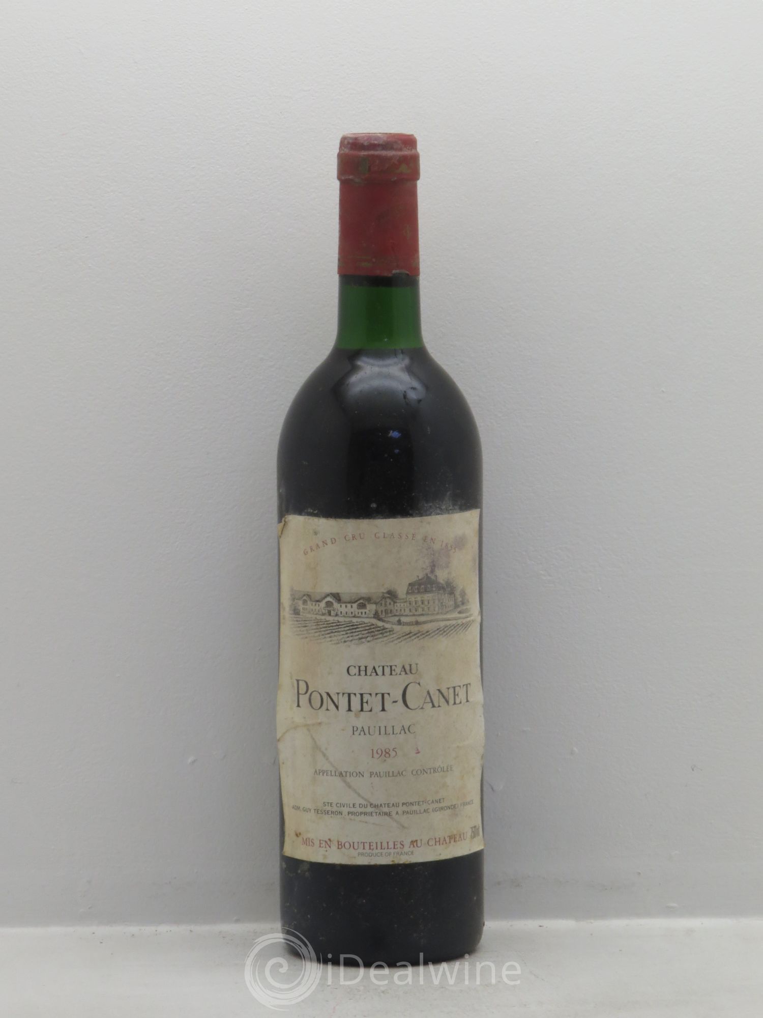 Château Pontet Canet 5ème Grand Cru Classé 1985 - Lot de 1 bouteille - 0
