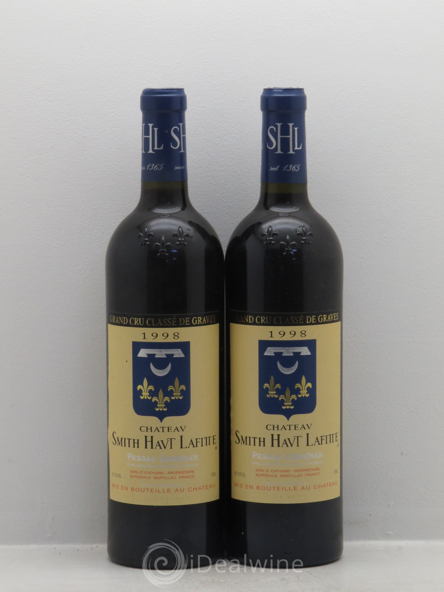 Château Smith Haut Lafitte Cru Classé de Graves 1998 - Lot de 2 bouteilles - 0
