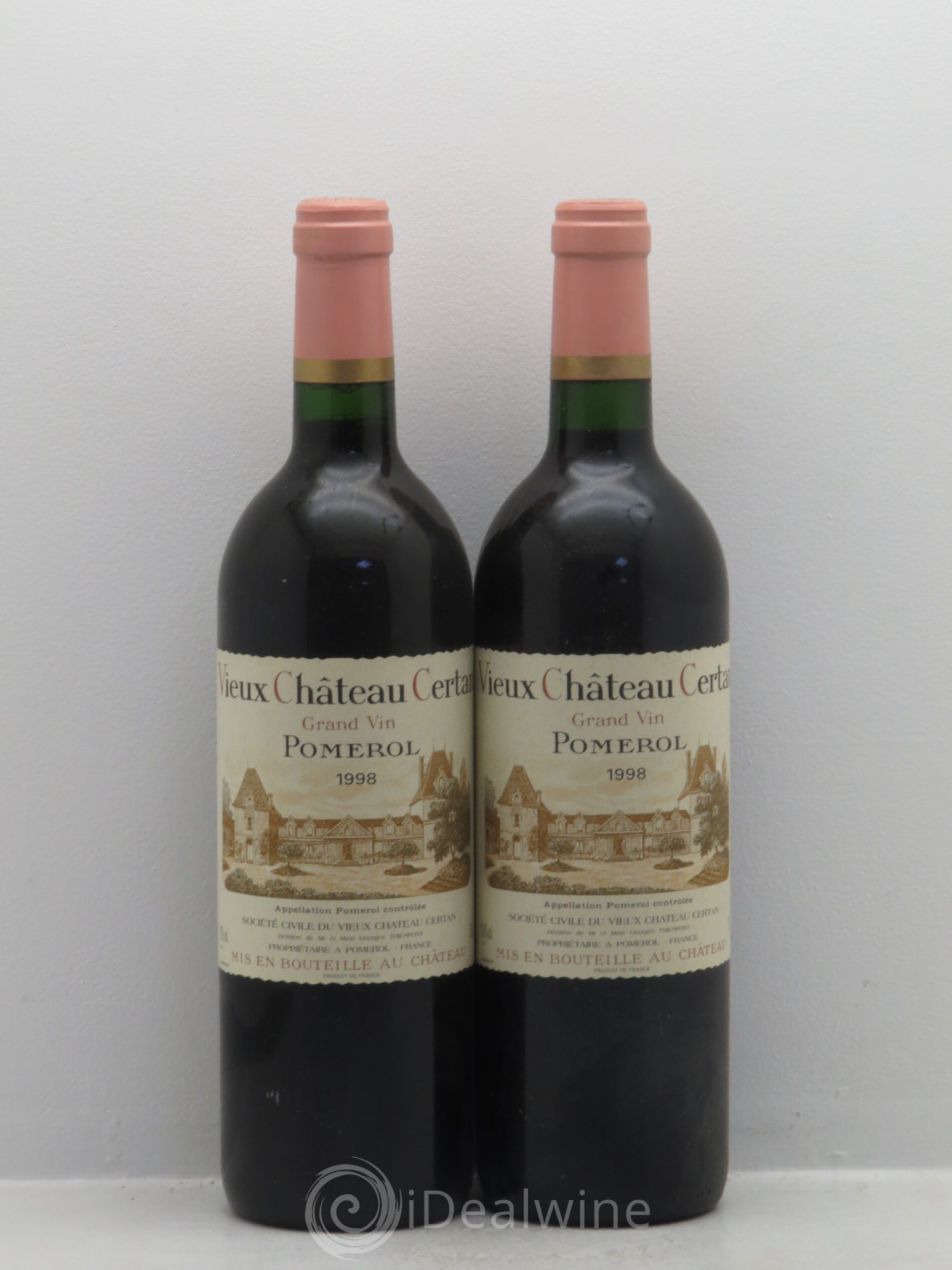 Vieux Château Certan 1998 - Lot de 2 bouteilles - 0