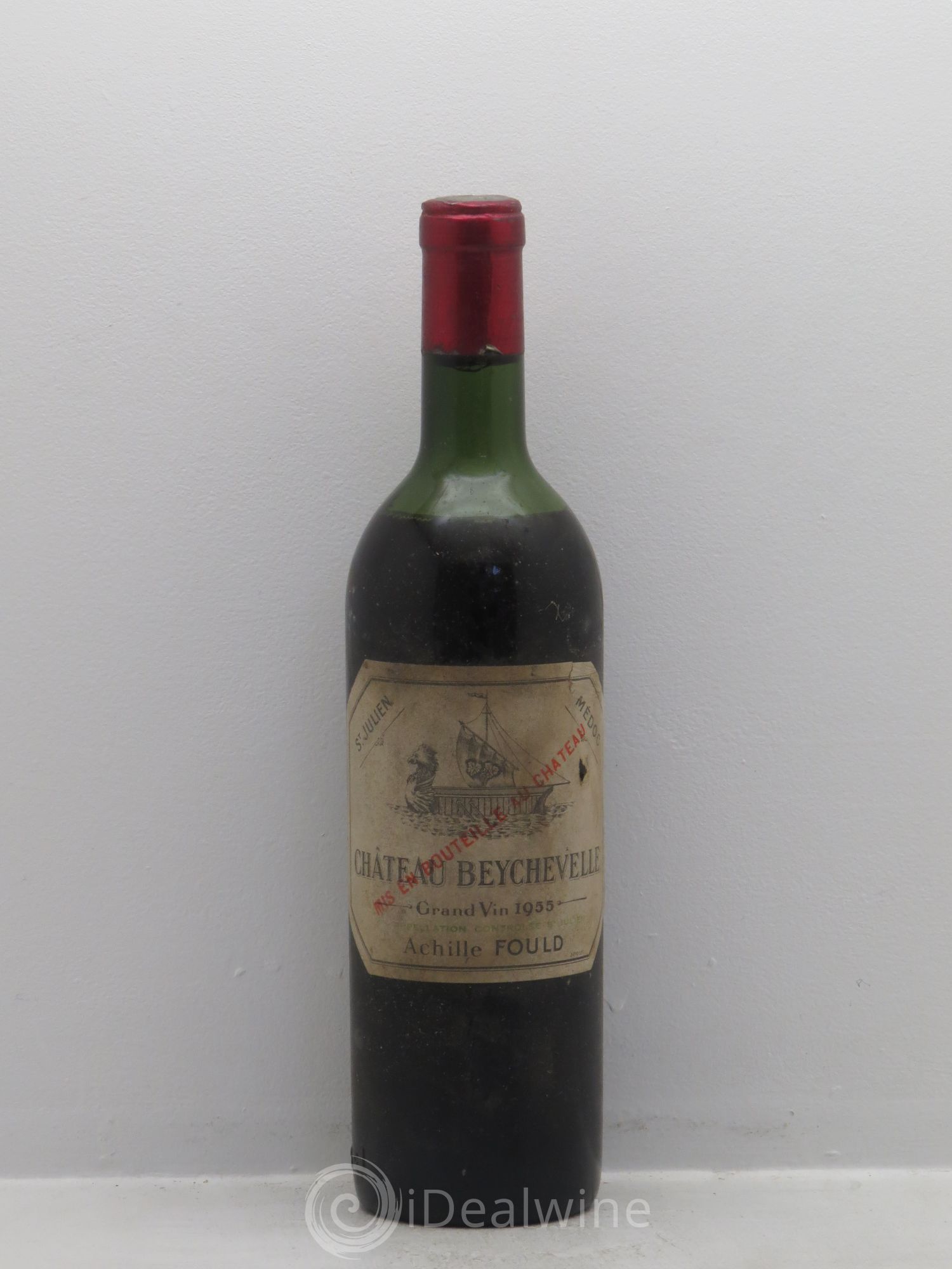 Château Beychevelle 4ème Grand Cru Classé 1955 - Lot de 1 bouteille - 0