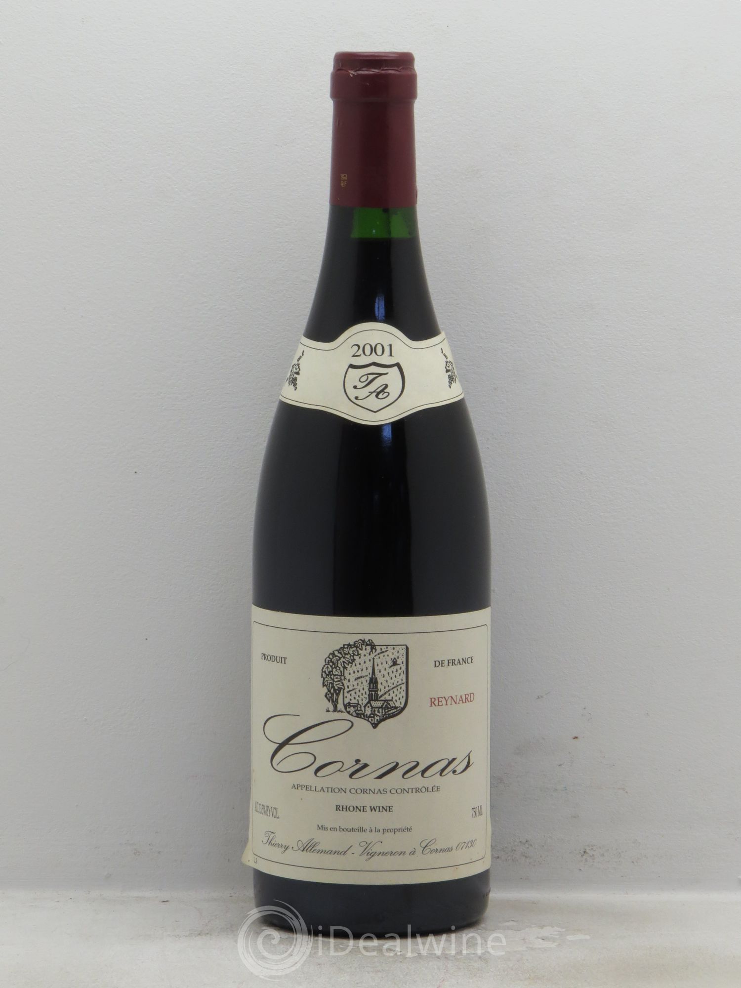 Cornas Reynard Thierry Allemand 2001 - Lot de 1 bouteille - 0