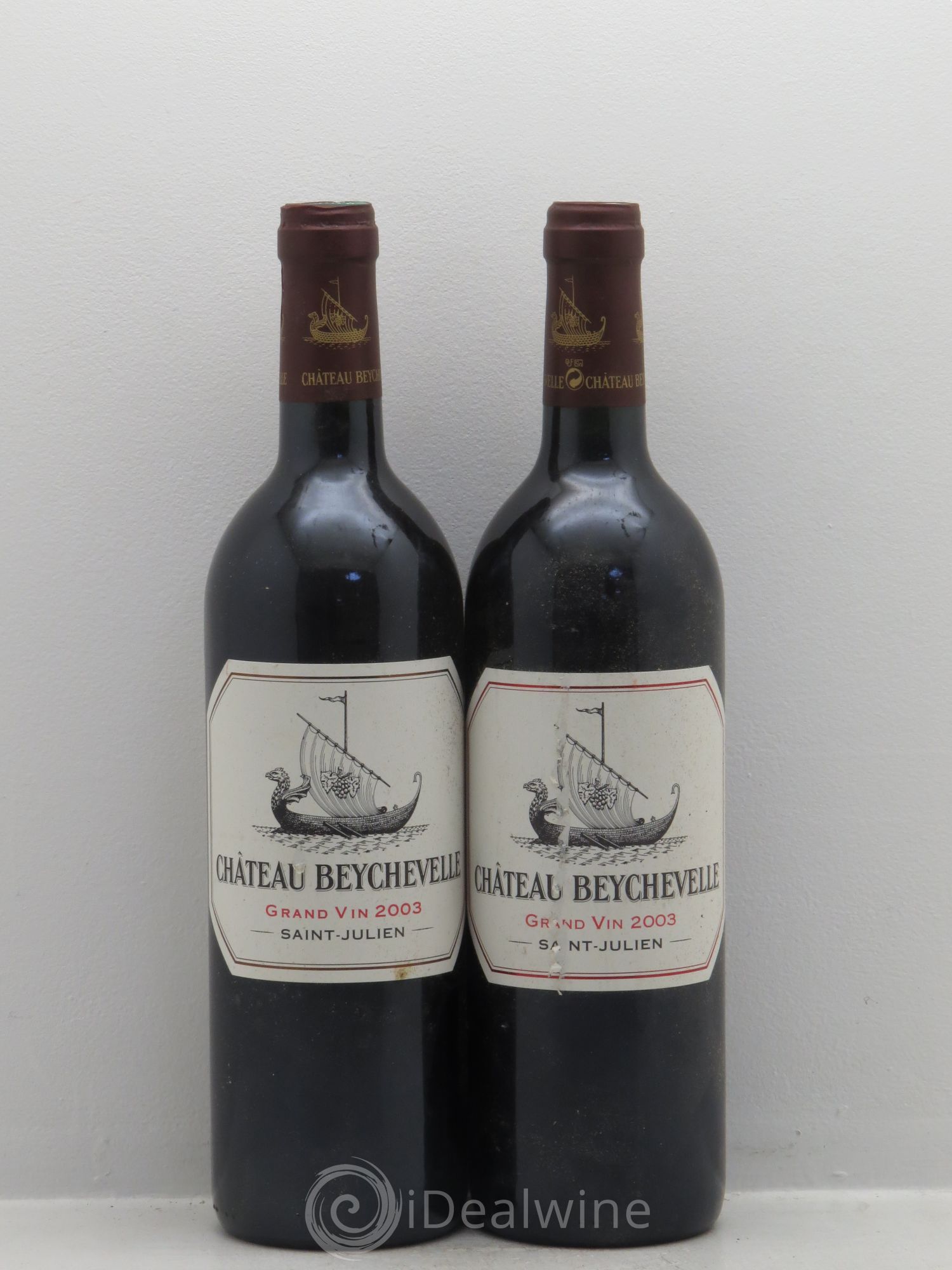 Château Beychevelle 4ème Grand Cru Classé 2003 - Lot de 2 bouteilles - 0
