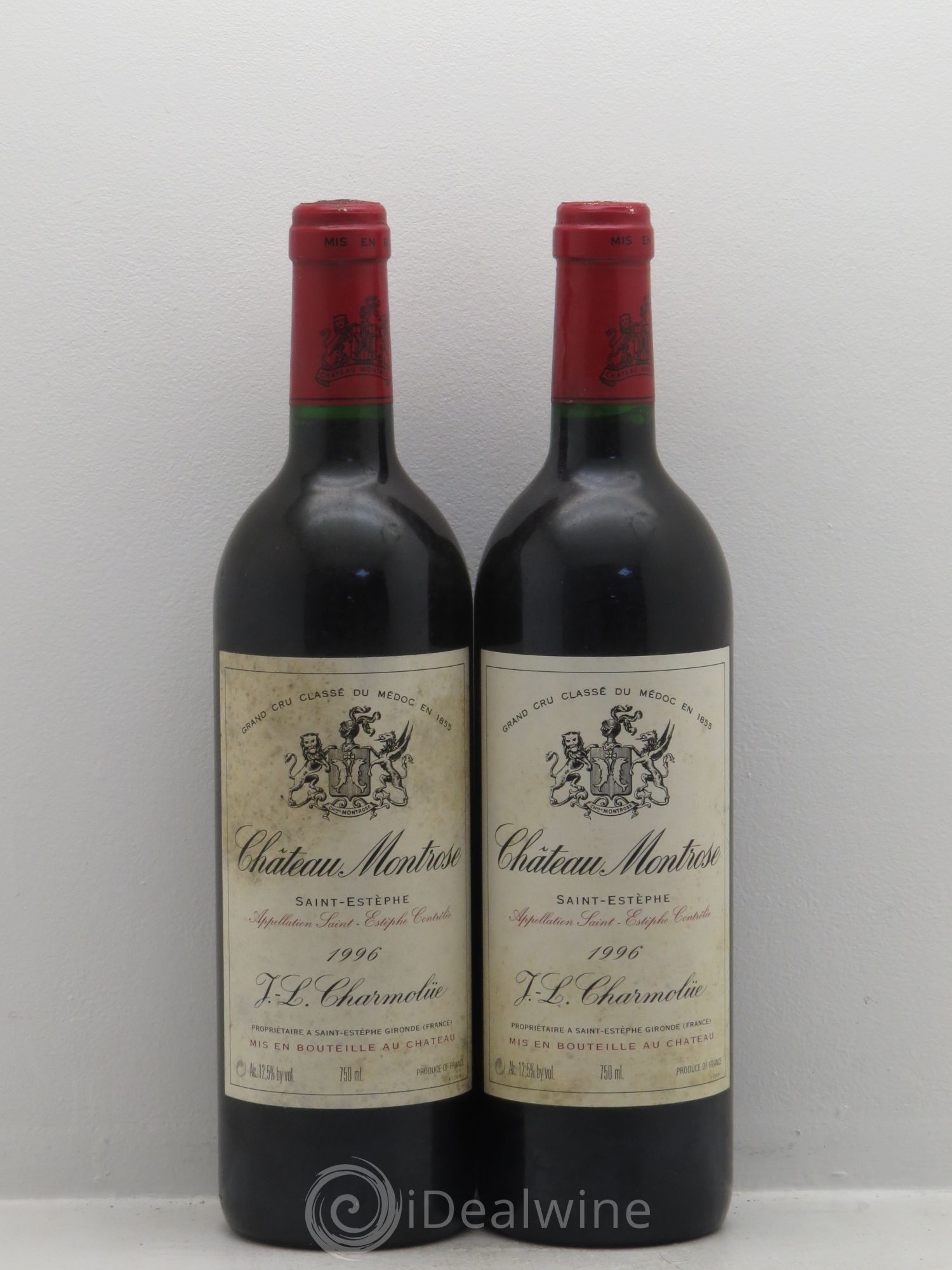 Château Montrose 2ème Grand Cru Classé 1996 - Lot de 2 bouteilles - 0