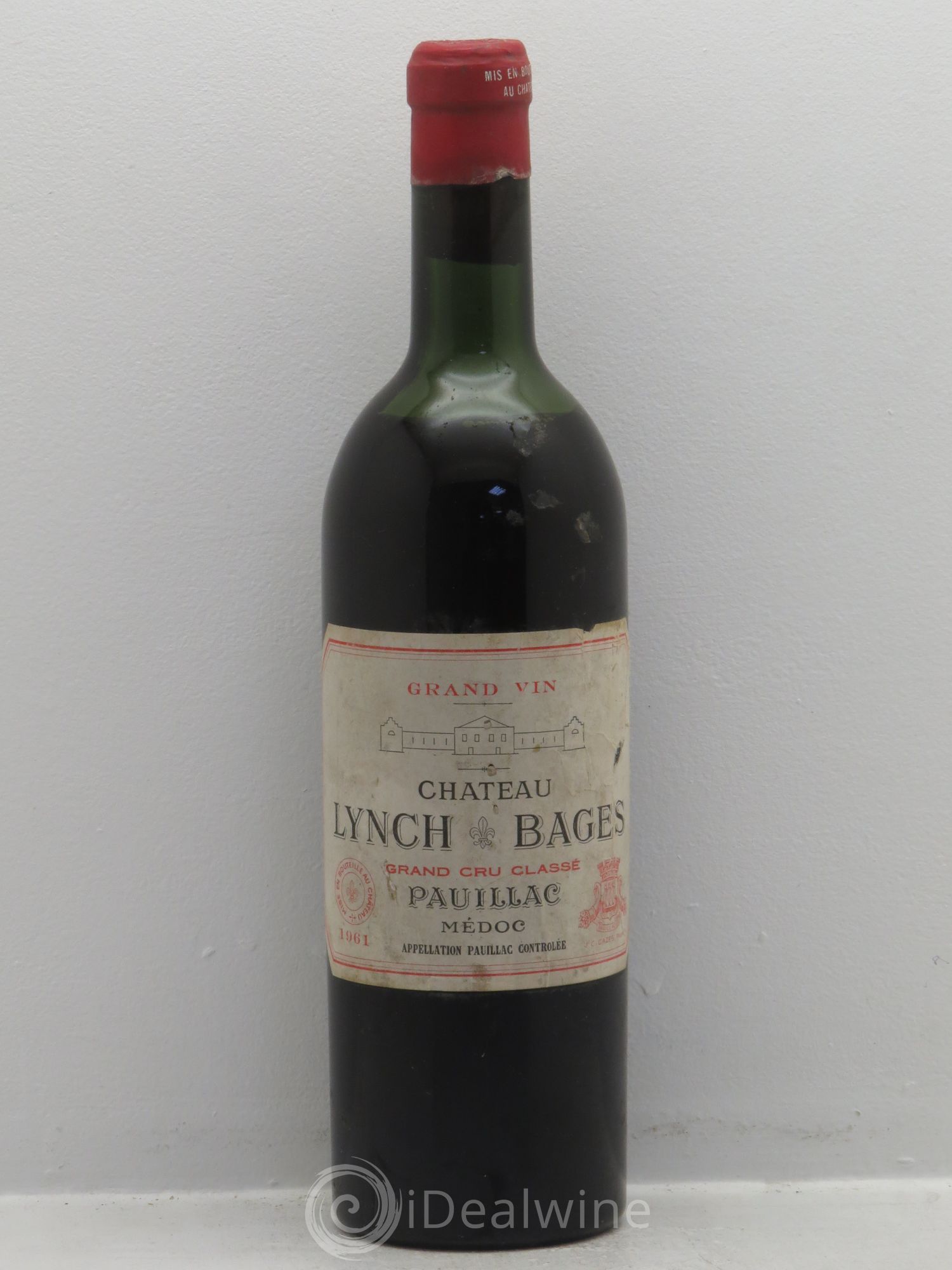 Château Lynch Bages 5ème Grand Cru Classé 1961 - Lot de 1 bouteille - 0