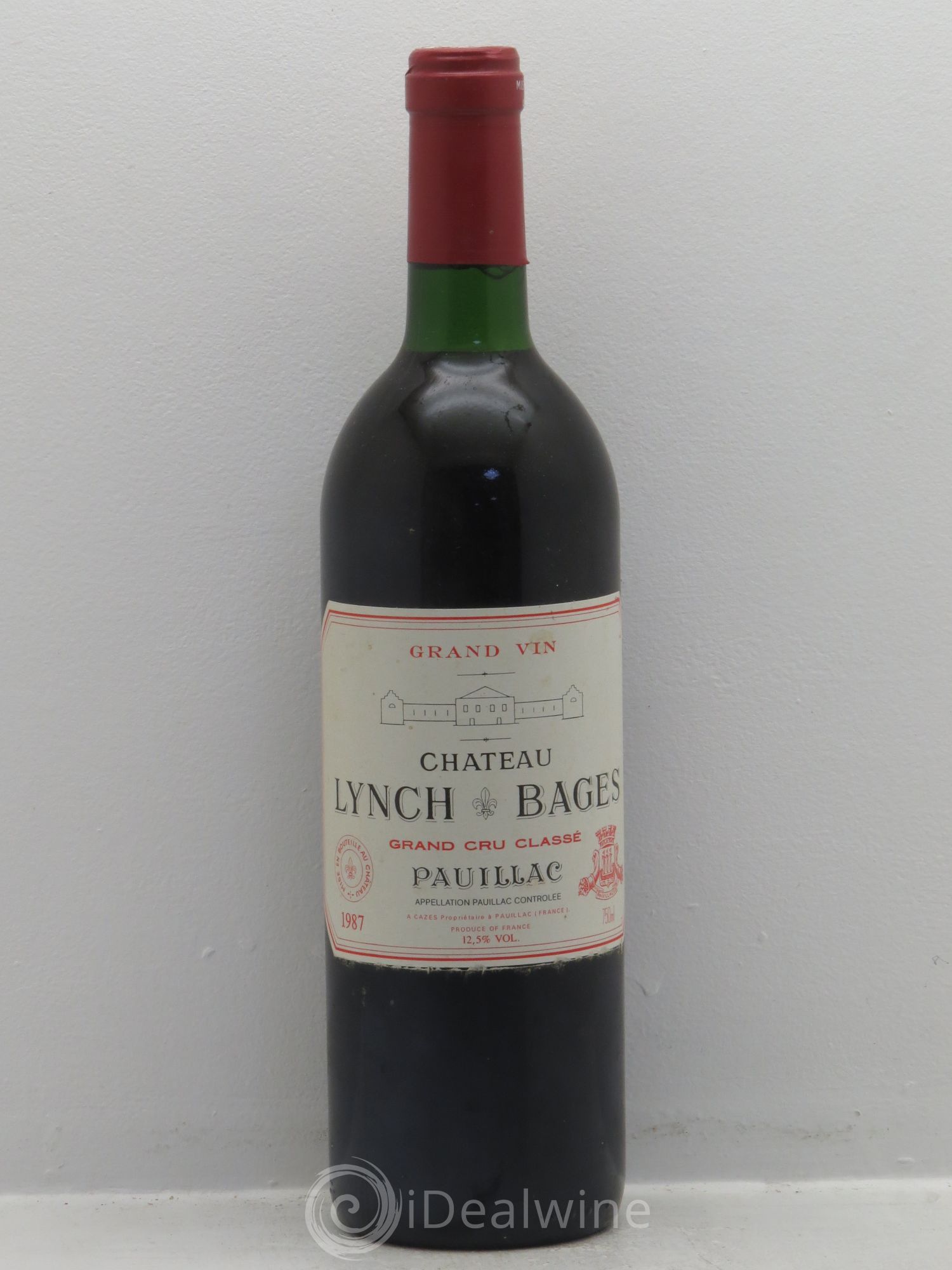 Château Lynch Bages 5ème Grand Cru Classé 1987 - Lot de 1 bouteille - 0
