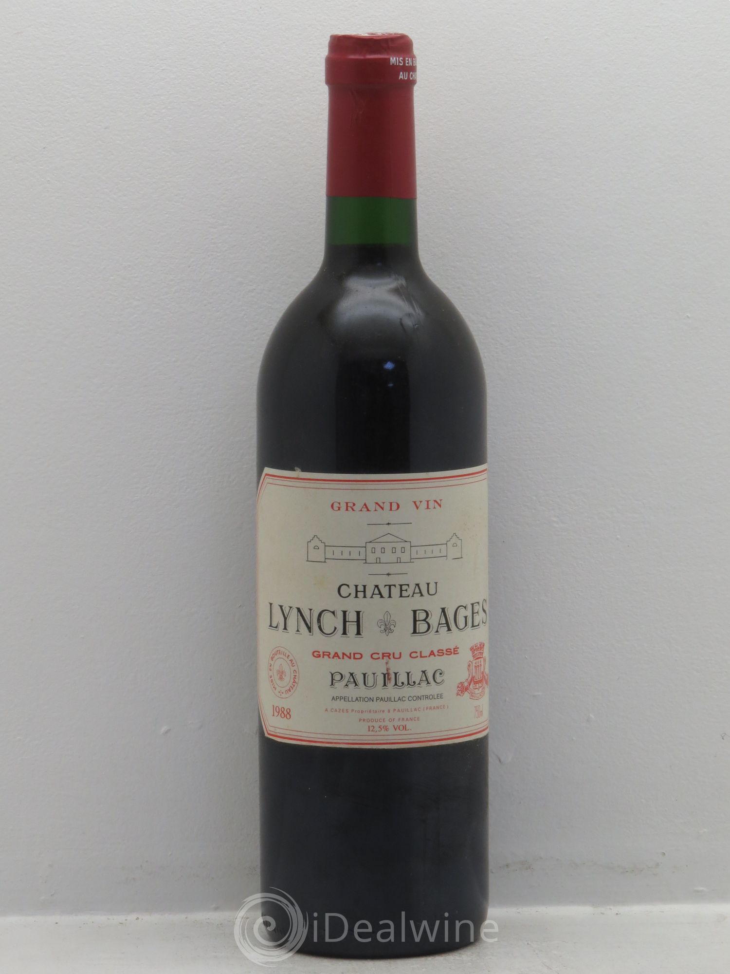 Château Lynch Bages 5ème Grand Cru Classé 1988 - Lot de 1 bouteille - 0