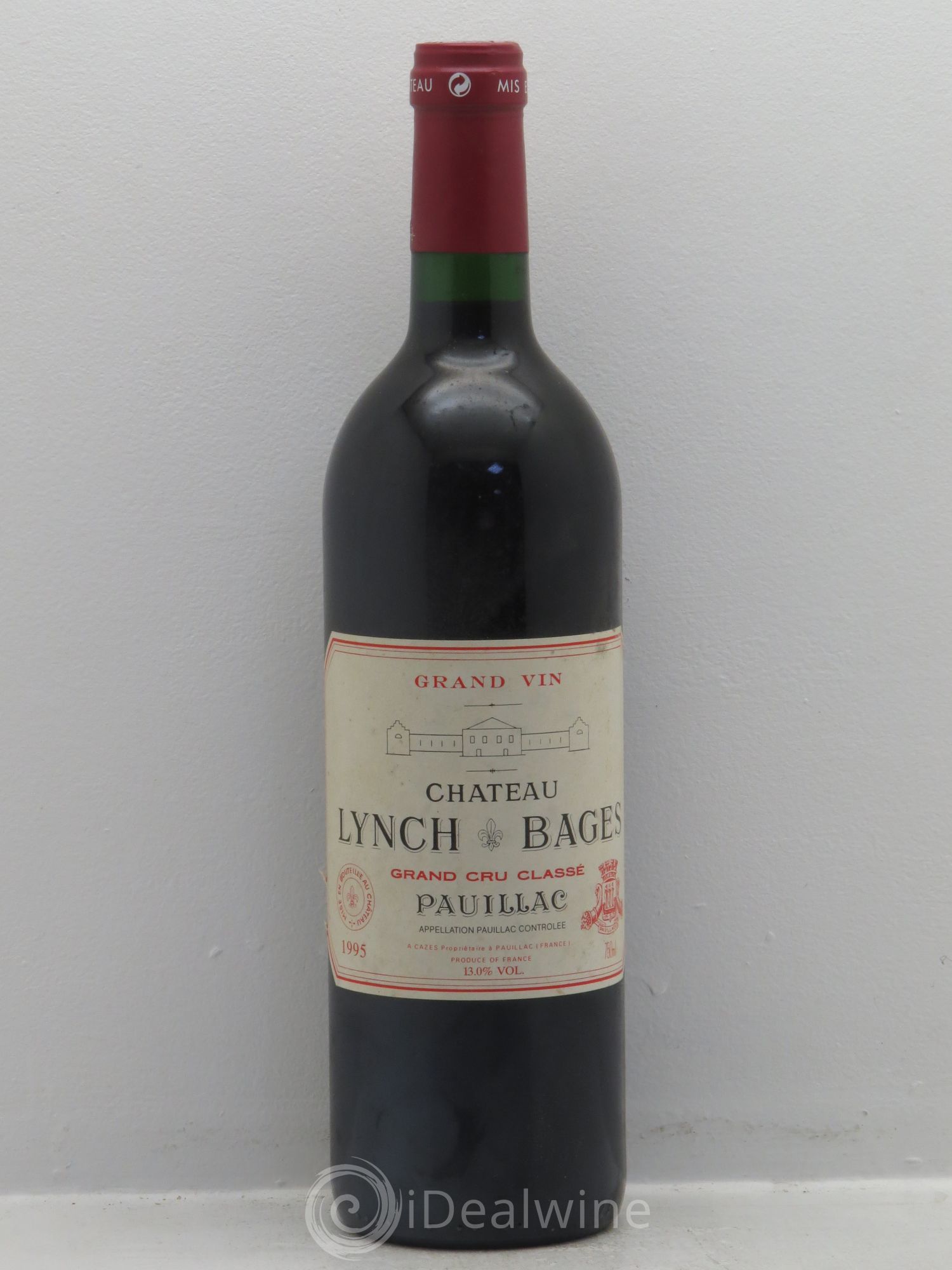 Château Lynch Bages 5ème Grand Cru Classé 1995 - Lot de 1 bouteille - 0