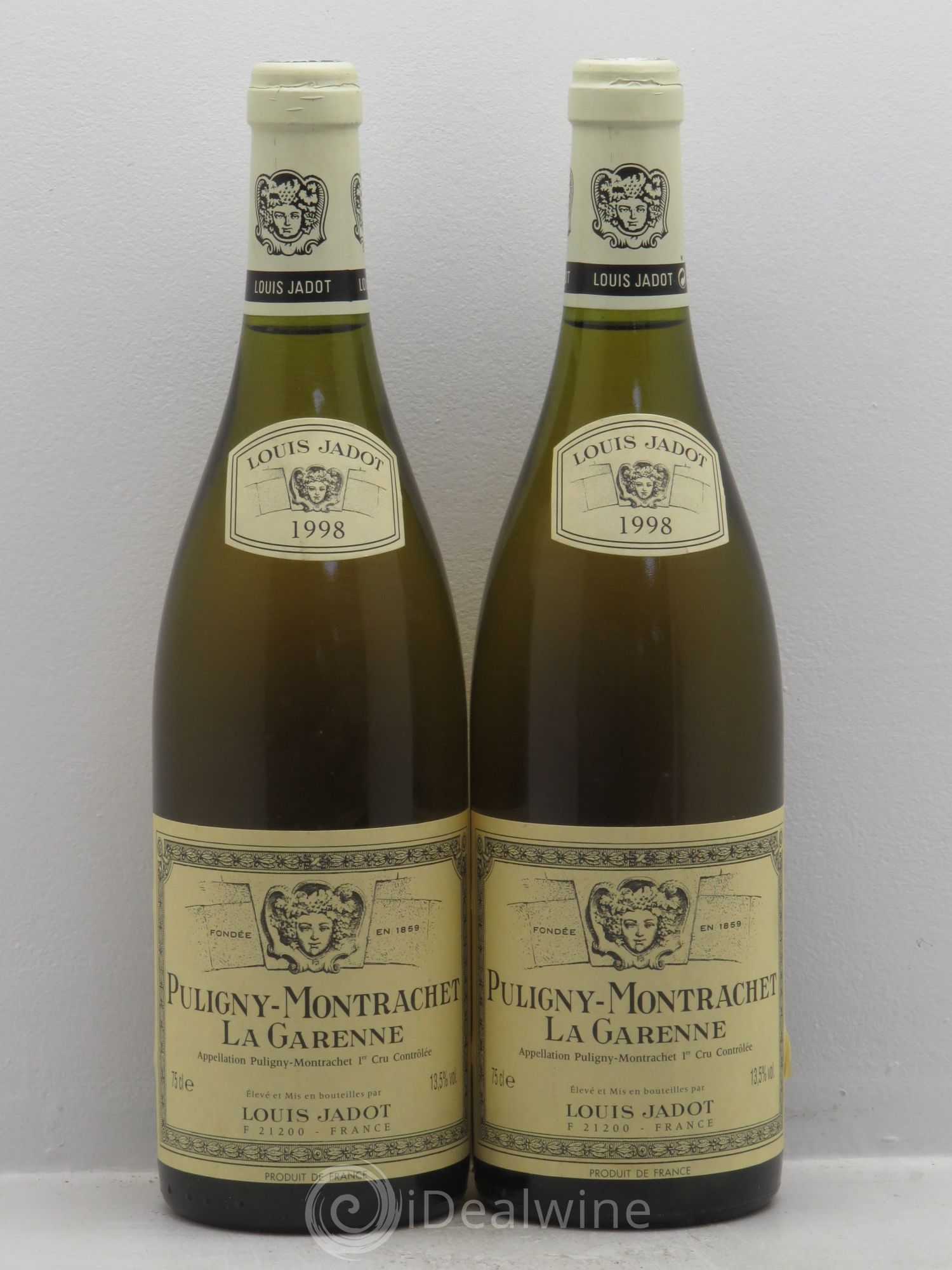 Puligny-Montrachet 1er Cru La Garenne Domaine Louis Jadot 1998 - Lot de 2 bouteilles - 0