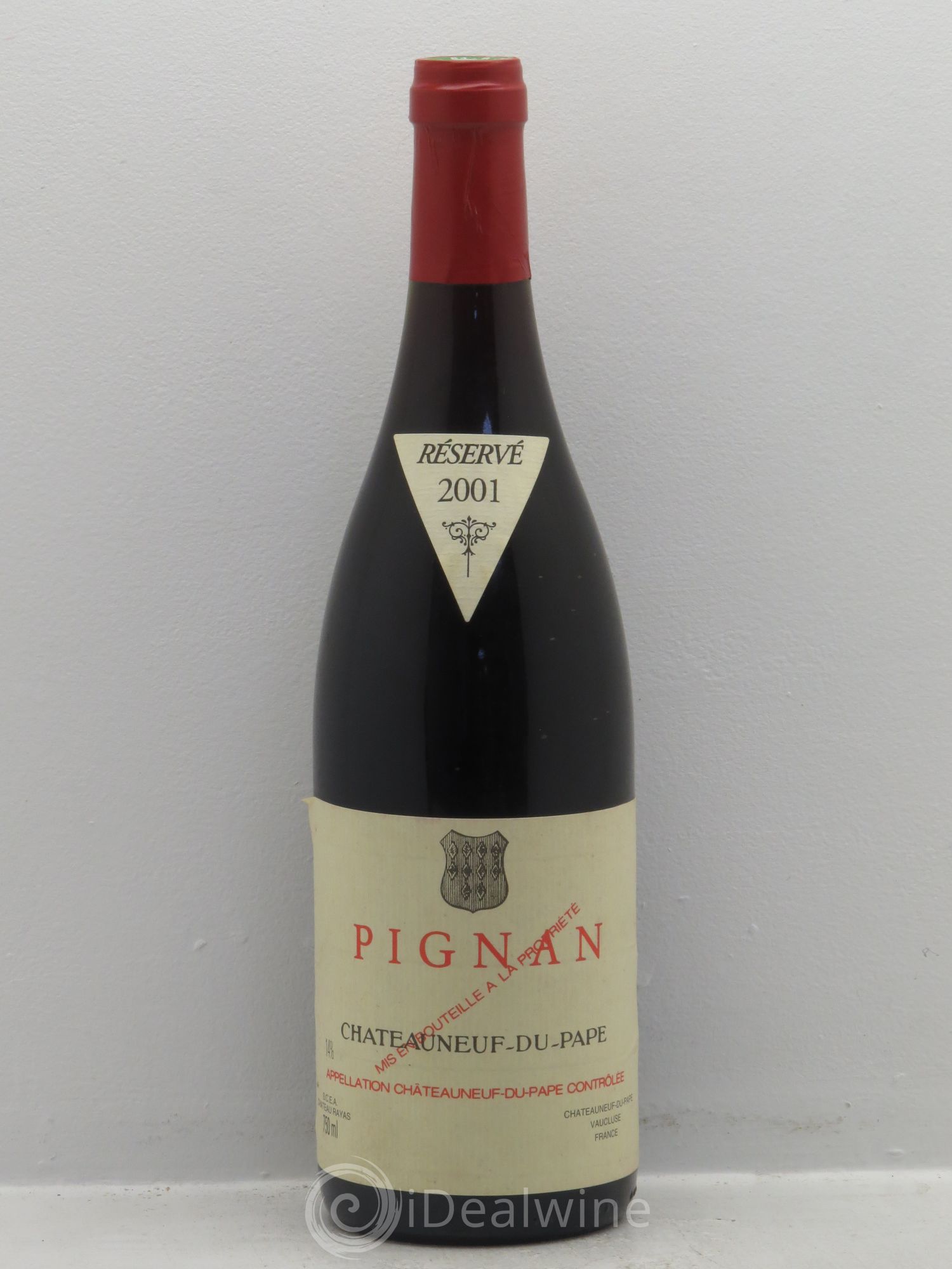 Châteauneuf-du-Pape Pignan Emmanuel Reynaud 2001 - Lot de 1 bouteille - 0