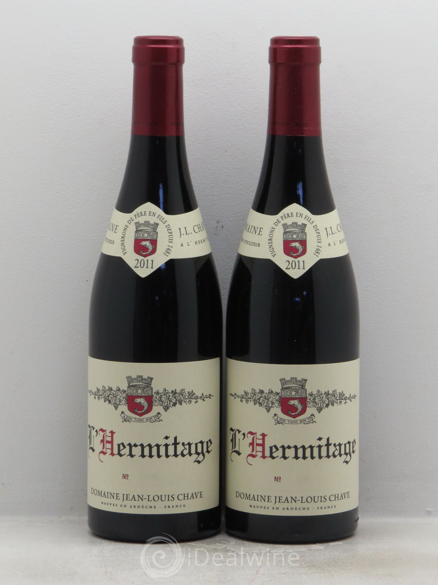 Hermitage Jean-Louis Chave 2011 - Lot de 2 bouteilles - 0