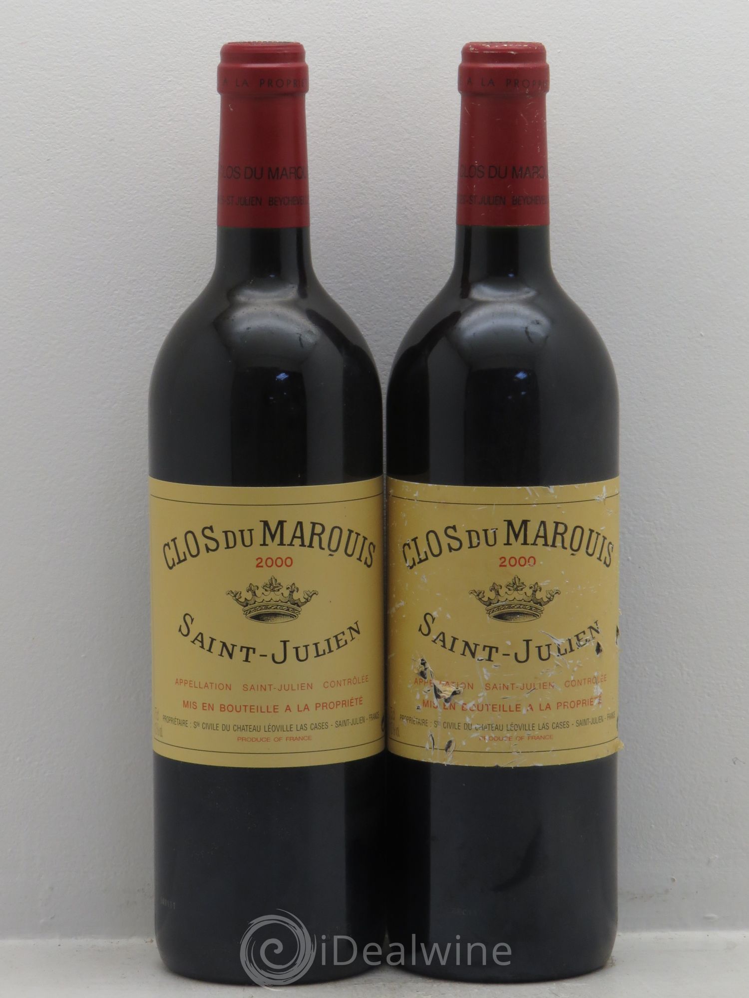 Clos du Marquis 2000 - Lot de 2 bouteilles - 0
