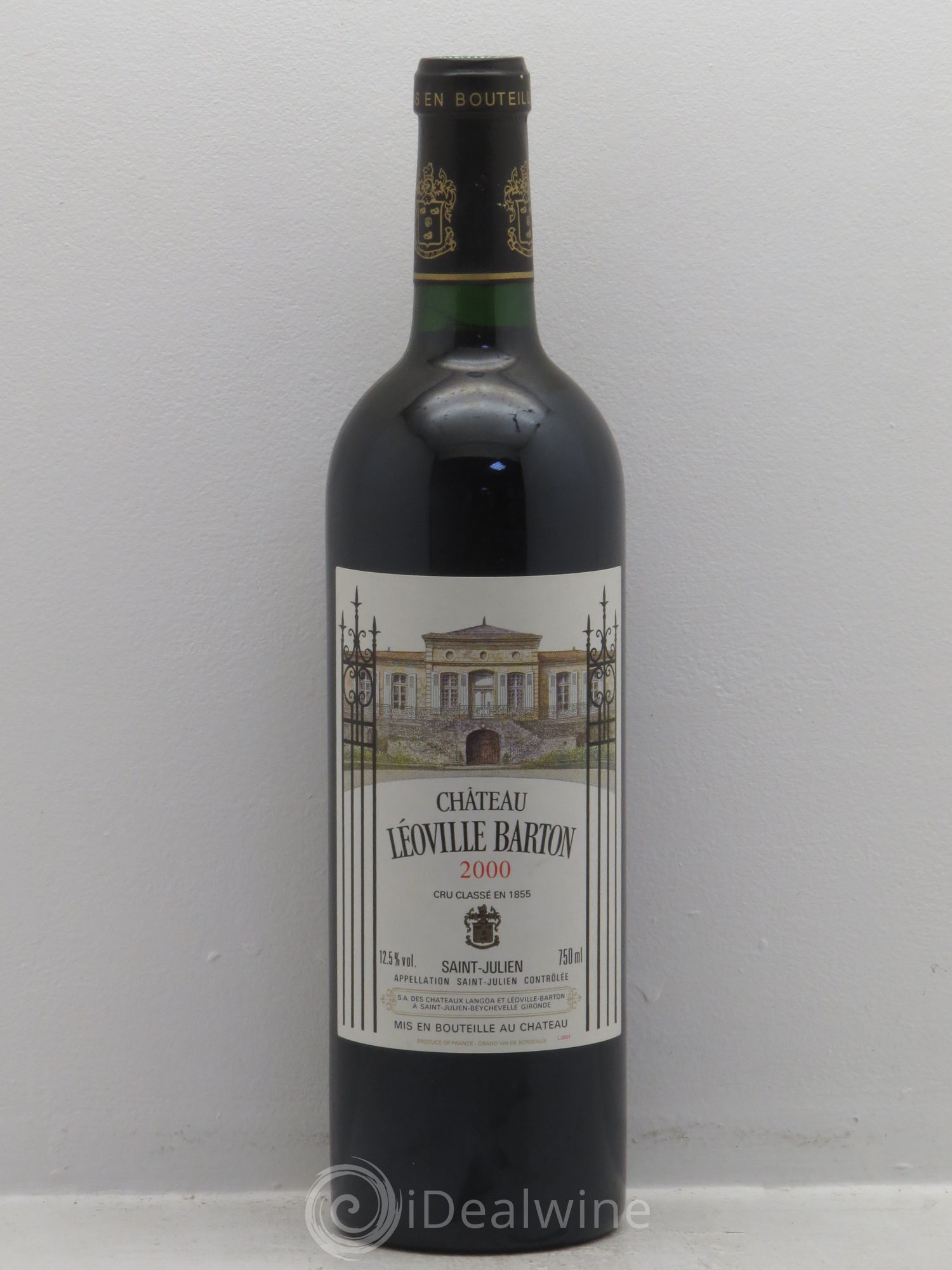 Château Léoville Barton 2ème Grand Cru Classé 2000 - Lot de 1 bouteille - 0