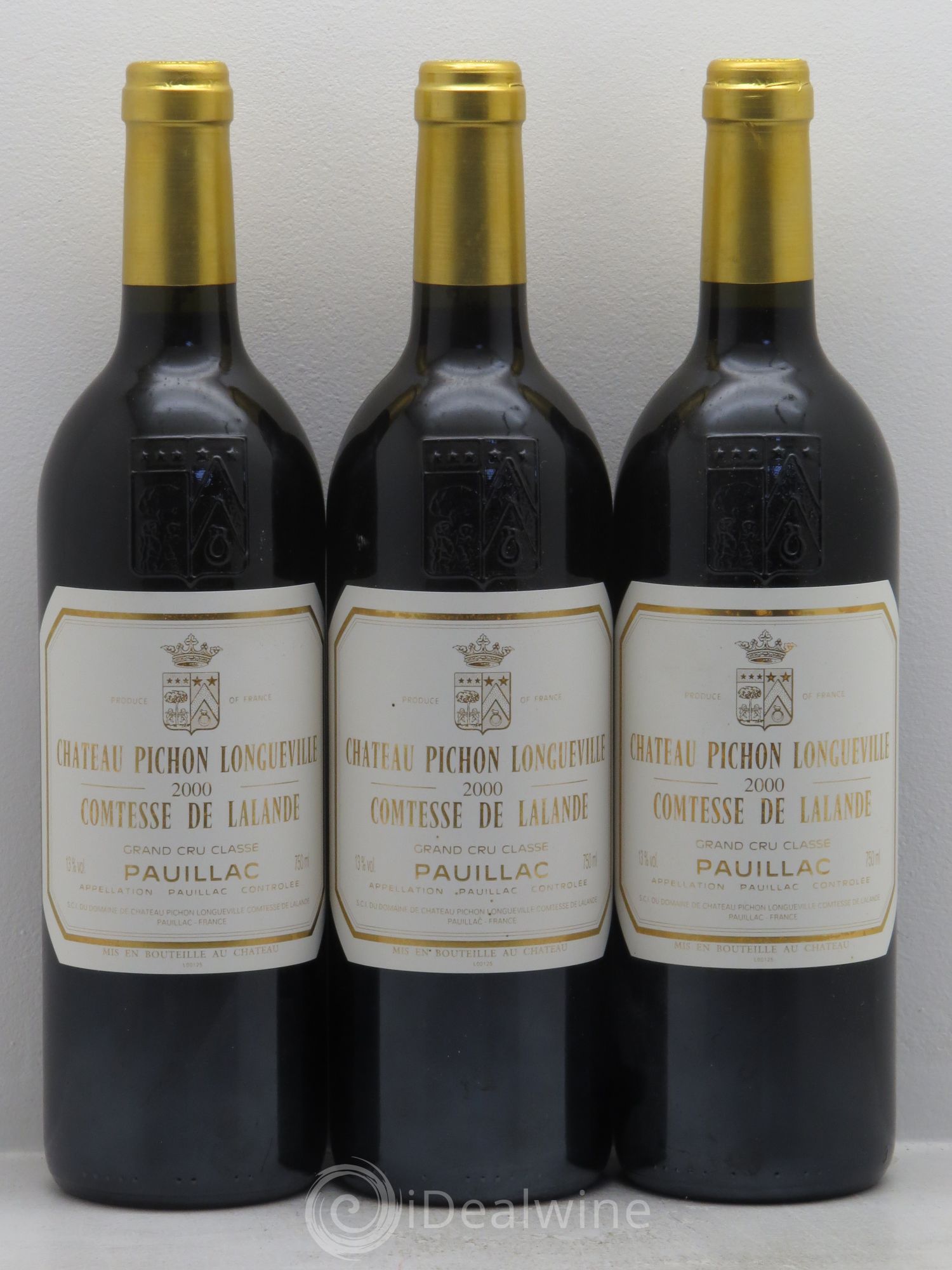 Château Pichon Longueville Comtesse de Lalande 2ème Grand Cru Classé 2000 - Lot de 6 bouteilles - 1