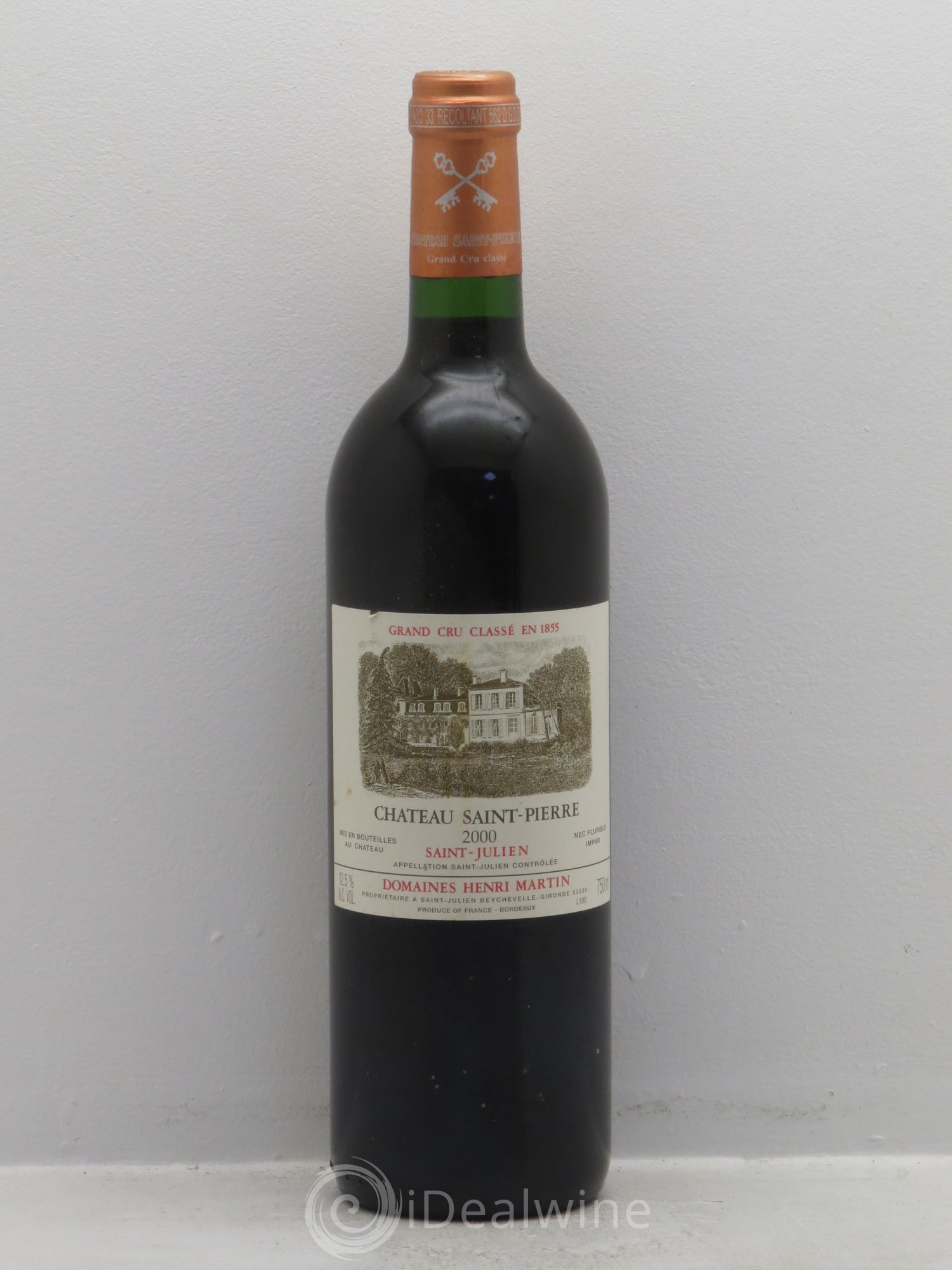 Château Saint-Pierre 4ème Grand Cru Classé 2000 - Lot de 6 bouteilles - 0
