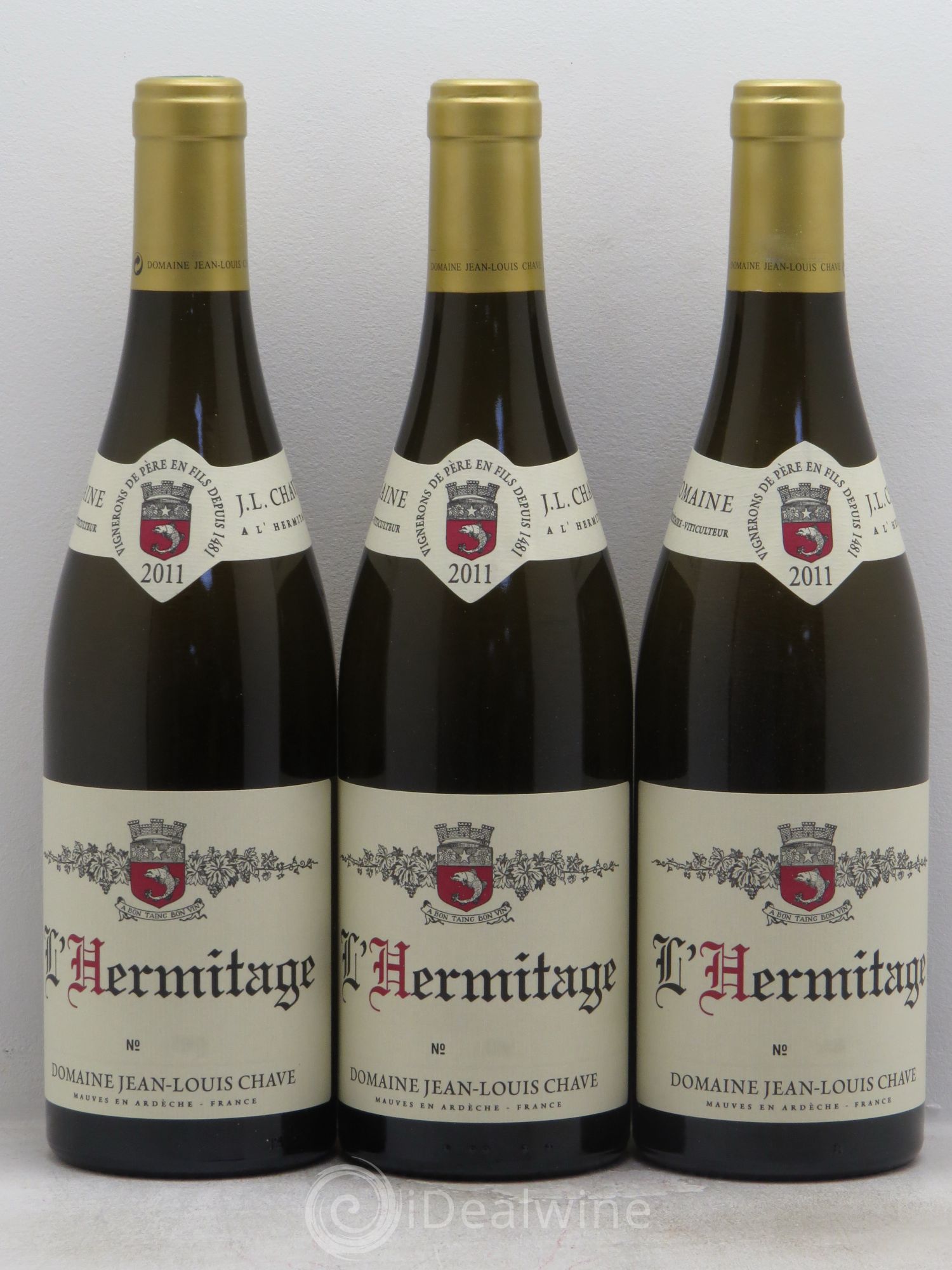 Hermitage Jean-Louis Chave 2011 - Lot de 3 bouteilles - 0