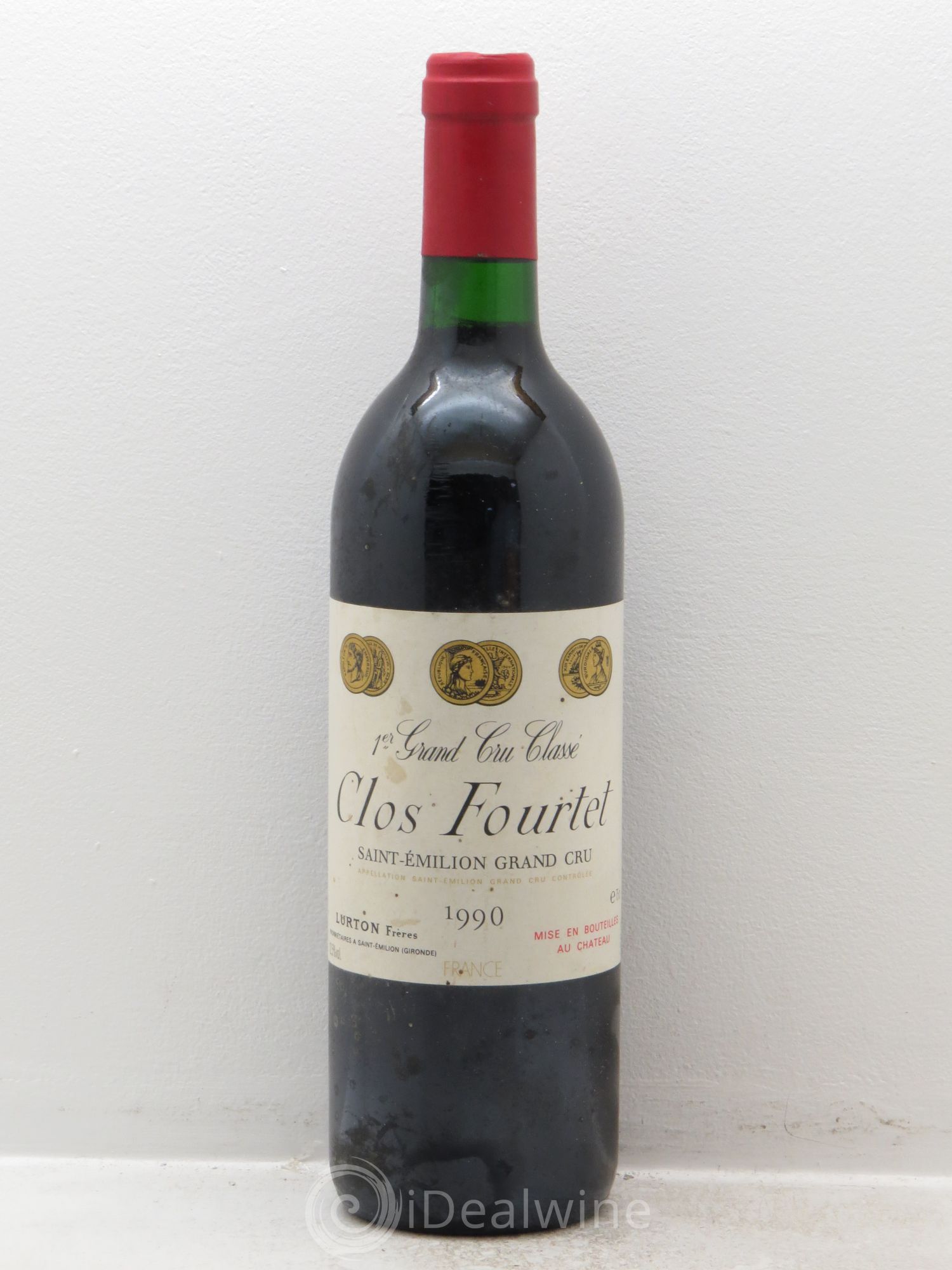 Clos Fourtet 1er Grand Cru Classé B 1990 - Lot de 1 bouteille - 0