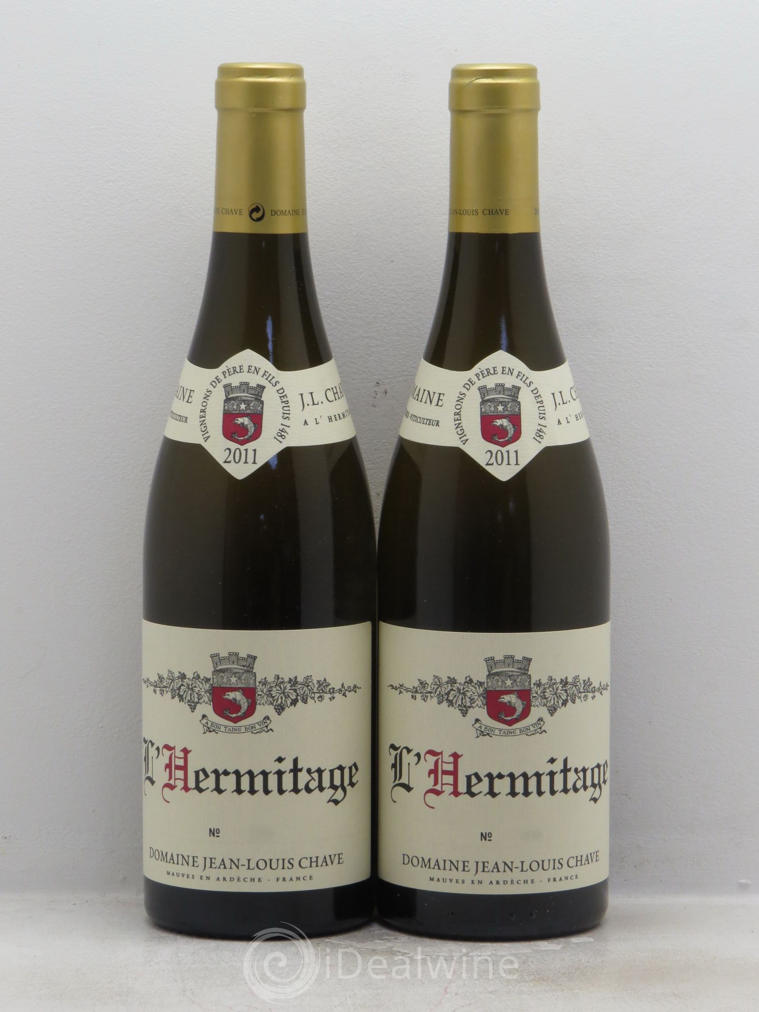 Hermitage Jean-Louis Chave 2011 - Lot de 2 bouteilles - 0