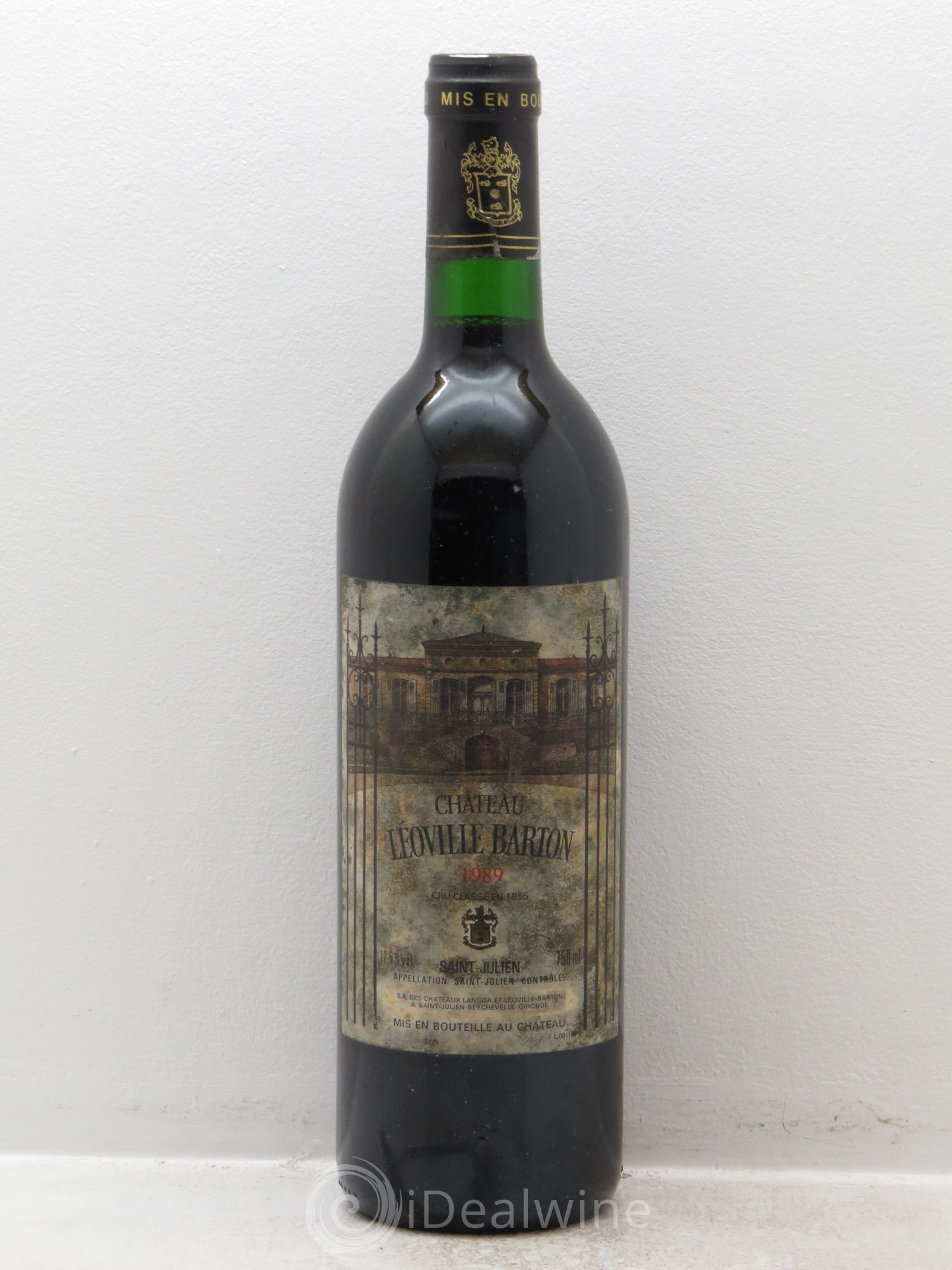 Château Léoville Barton 2ème Grand Cru Classé 1989 - Lot de 1 bouteille - 0