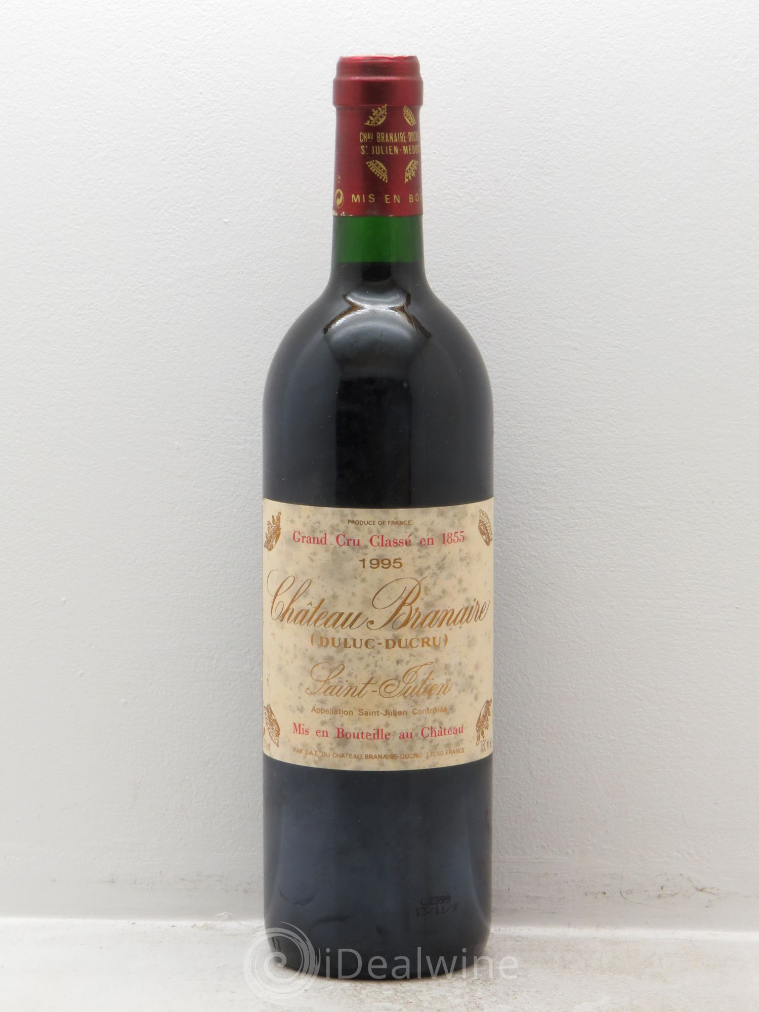 Château Branaire Ducru 4ème Grand Cru Classé 1995 - Lot de 6 bouteilles - 0