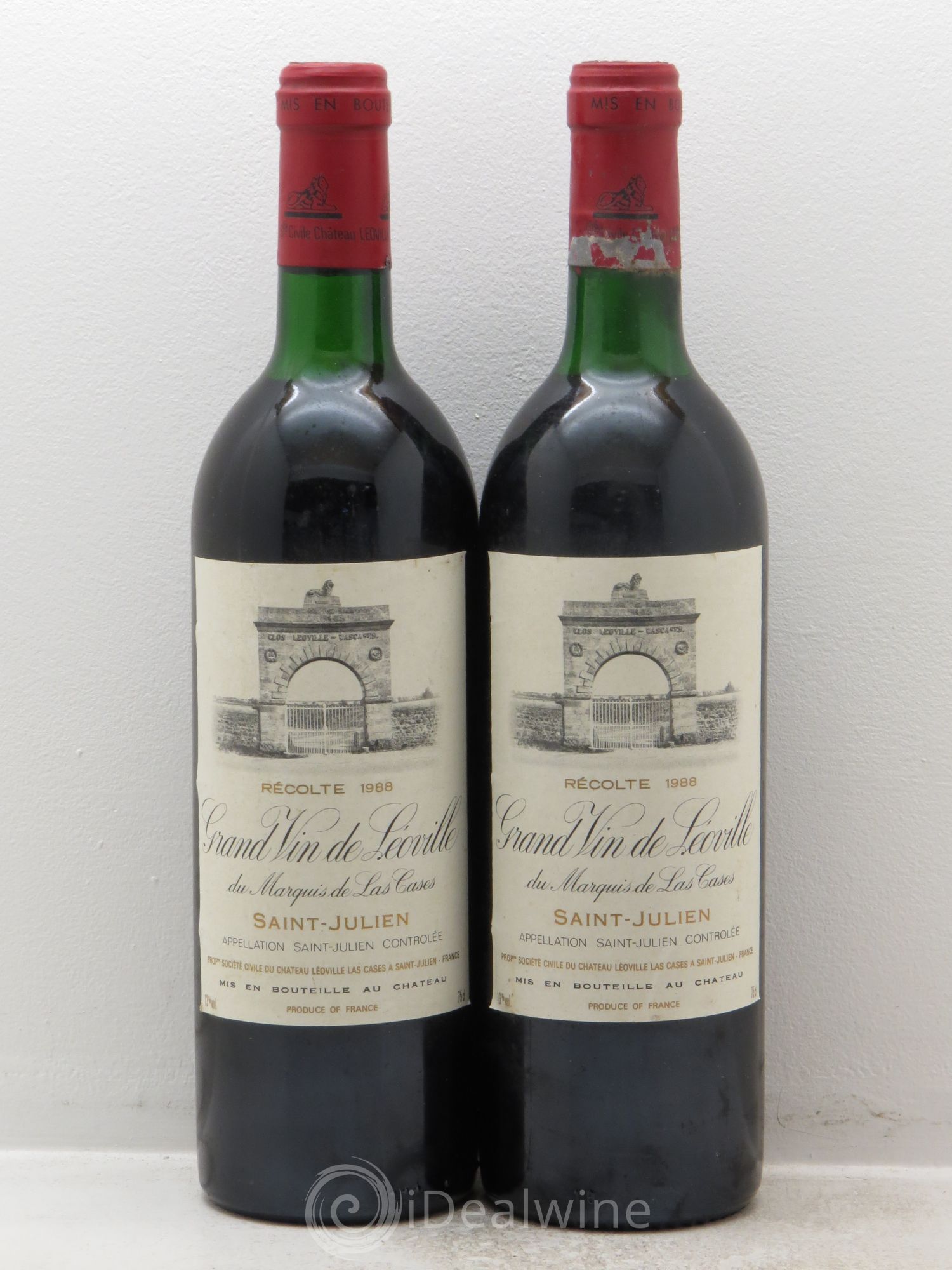 Château Léoville Las Cases 2ème Grand Cru Classé 1988 - Lot de 2 bouteilles - 0