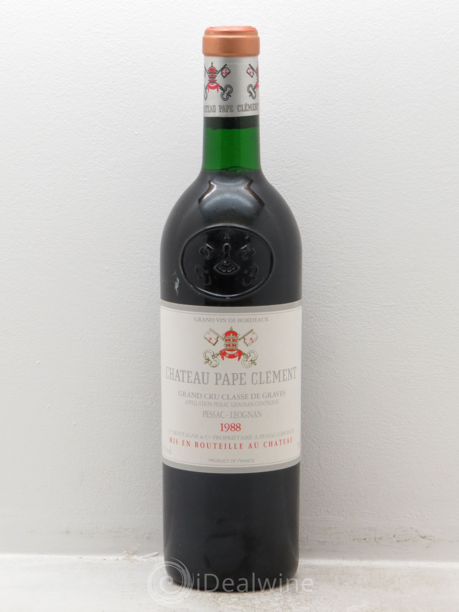 Château Pape Clément Cru Classé de Graves 1988 - Lot de 1 bouteille - 0