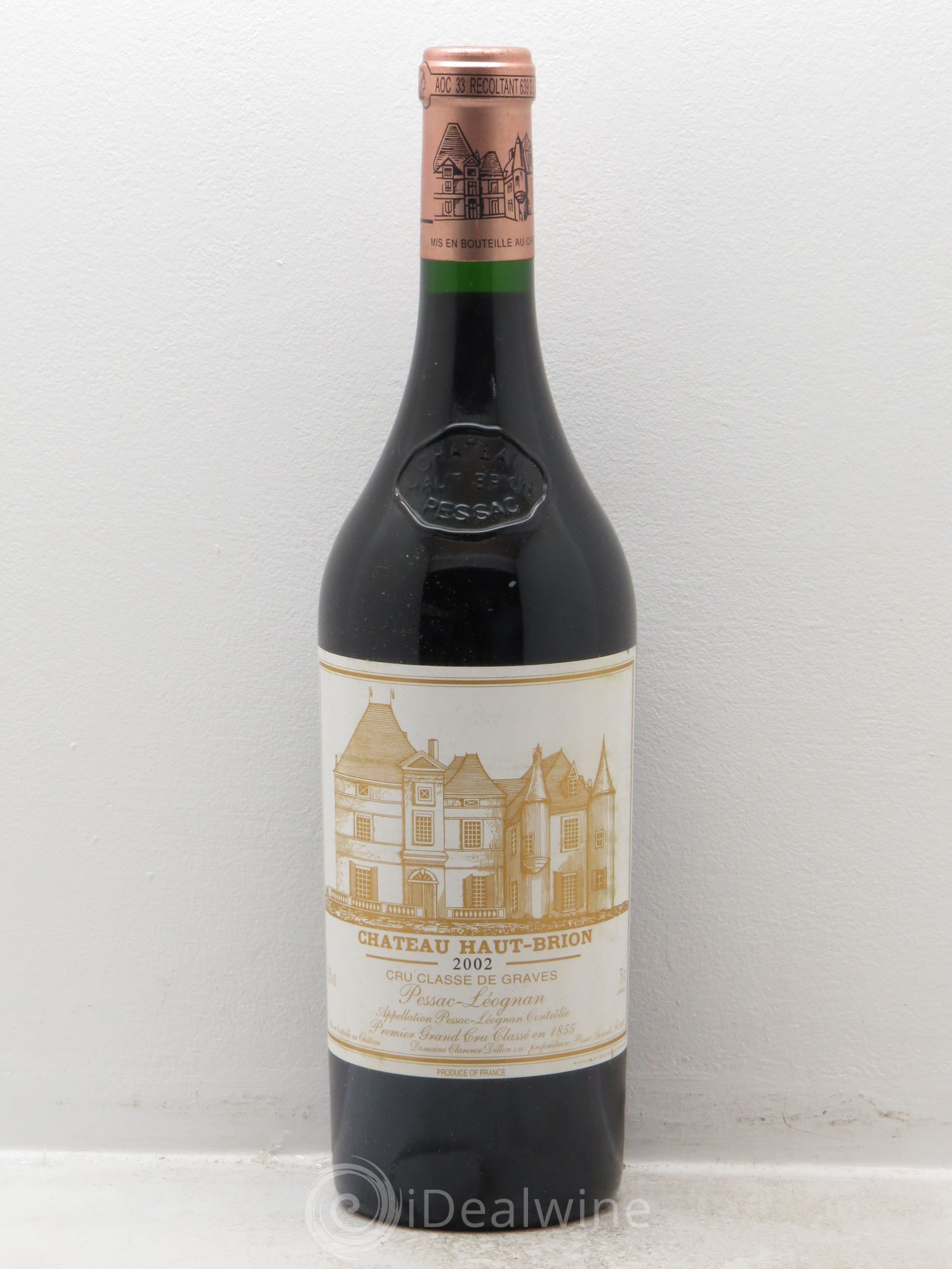 Château Haut Brion 1er Grand Cru Classé 2002 - Lot de 1 bouteille - 0