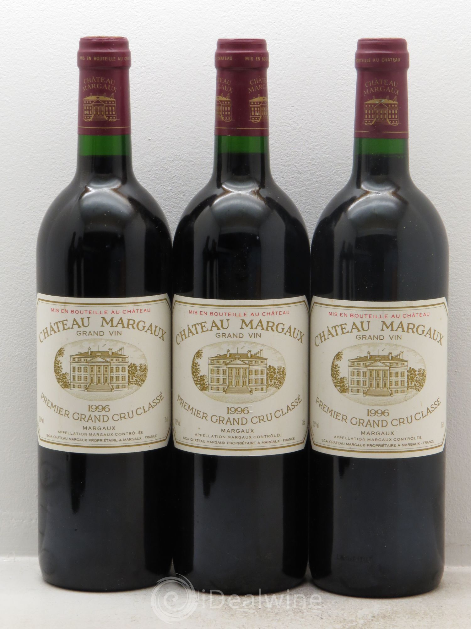 Château Margaux 1er Grand Cru Classé 1996 - Lot de 6 bouteilles - 1