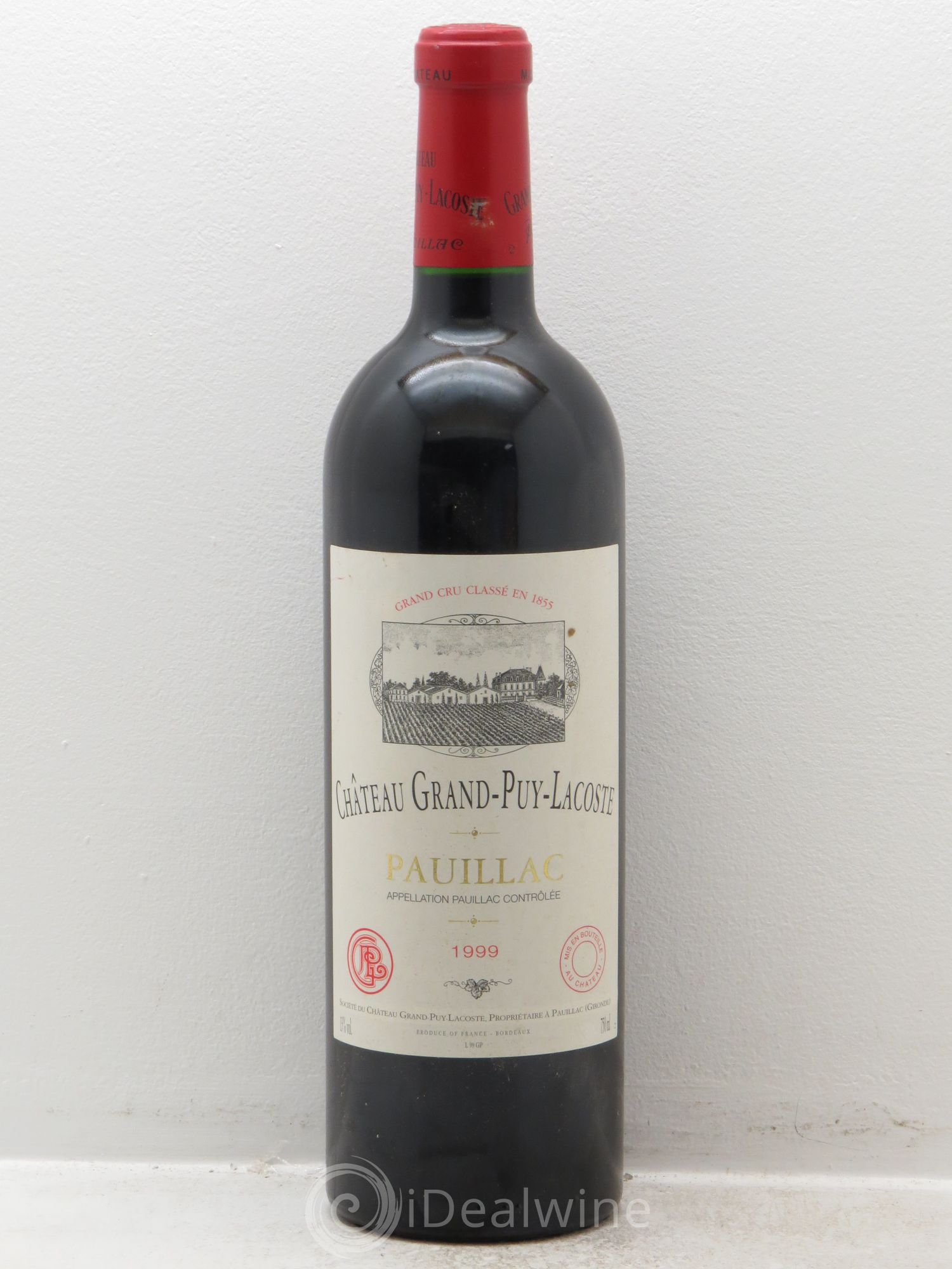 Château Grand Puy Lacoste 5ème Grand Cru Classé 1999 - Lot de 1 bouteille - 0