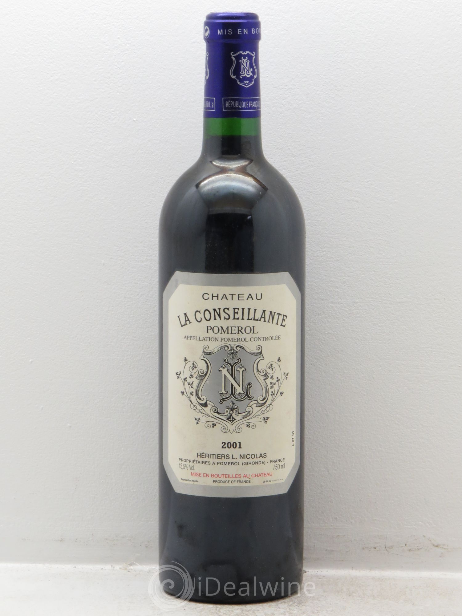 Château la Conseillante 2001 - Lot de 1 bouteille - 0