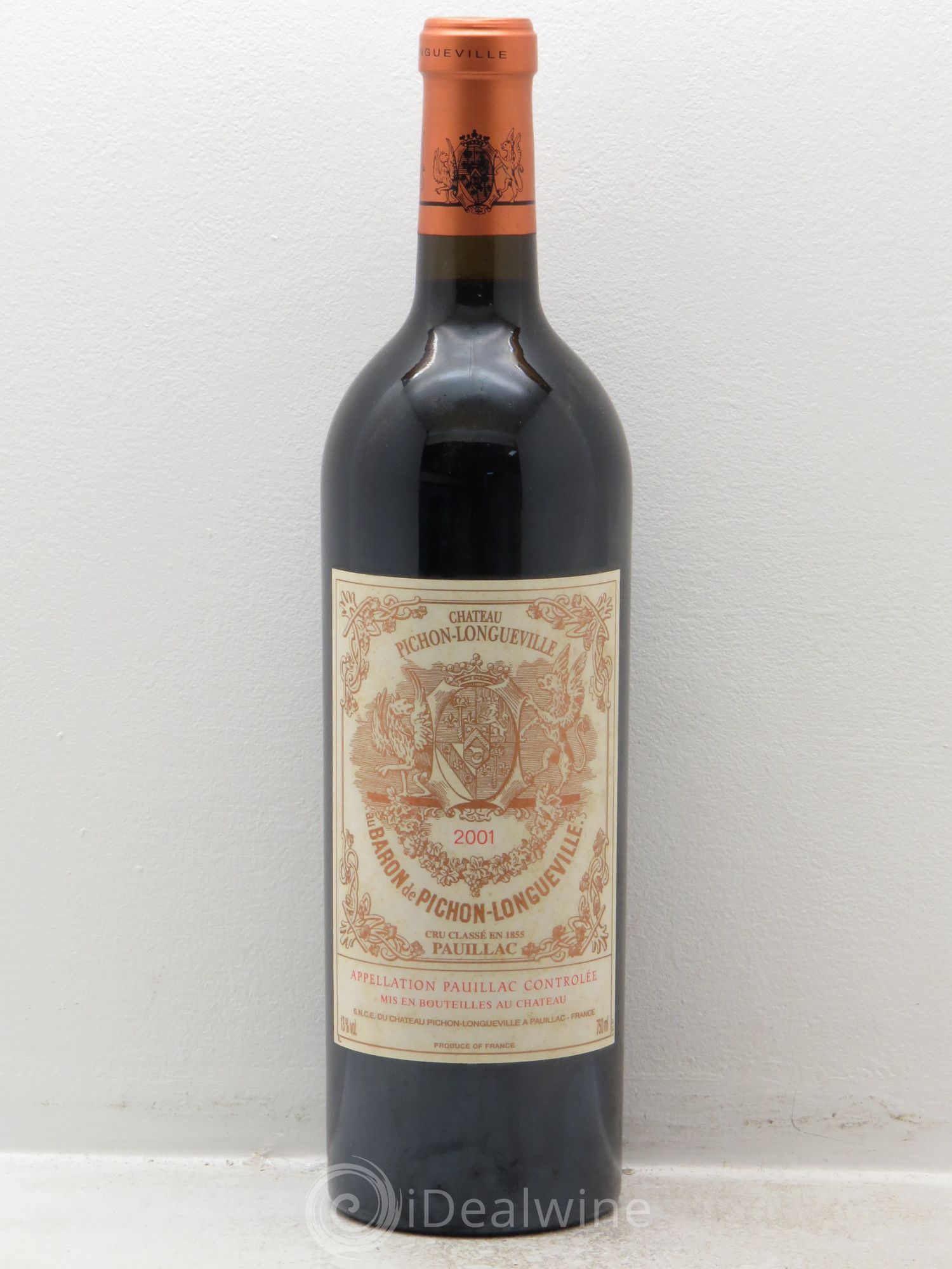 Pichon Longueville Baron 2ème Grand Cru Classé 2001 - Lot de 1 bouteille - 0