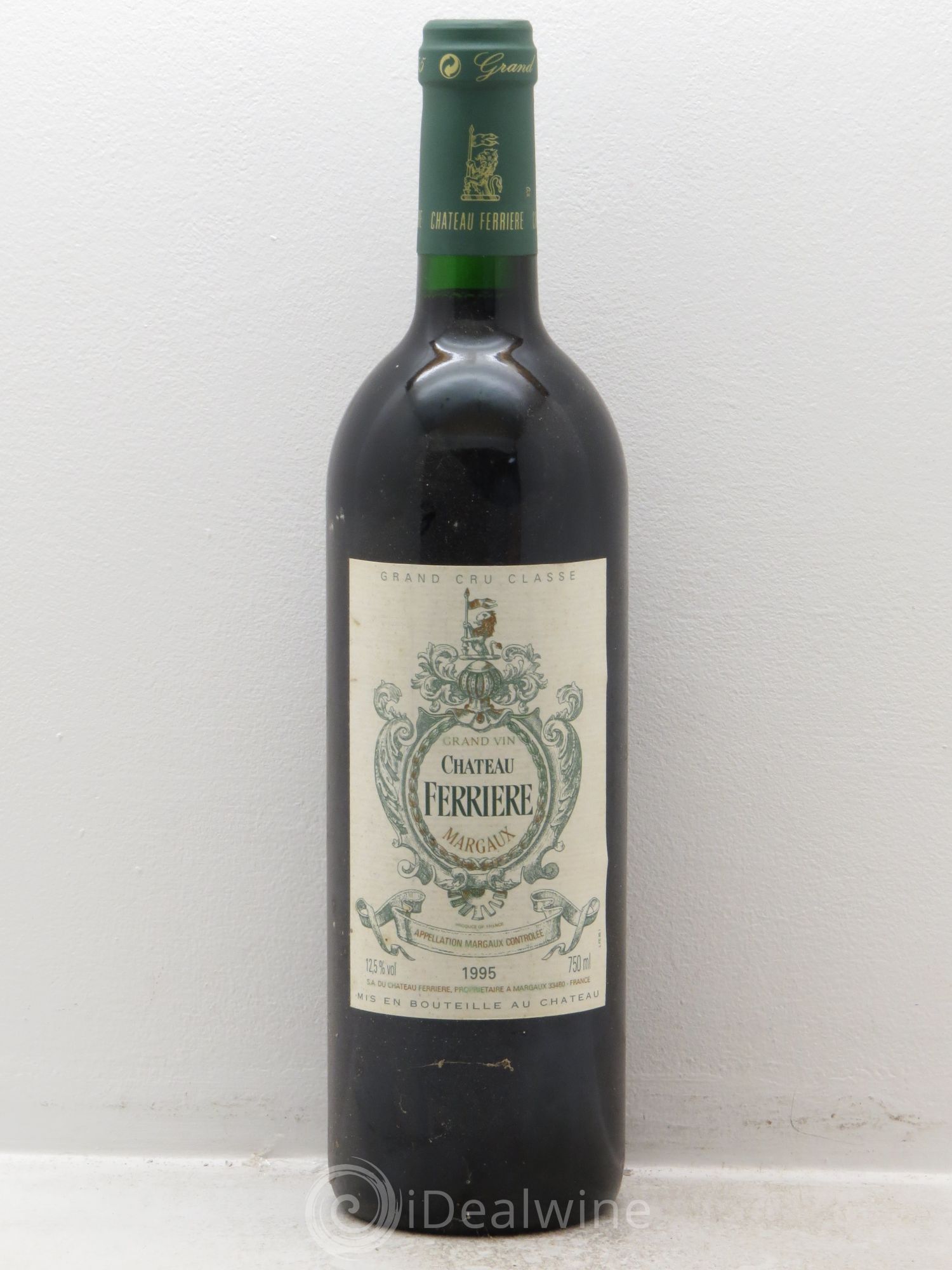 Château Ferrière 3ème Grand Cru Classé 1995 - Lot de 1 bouteille - 0