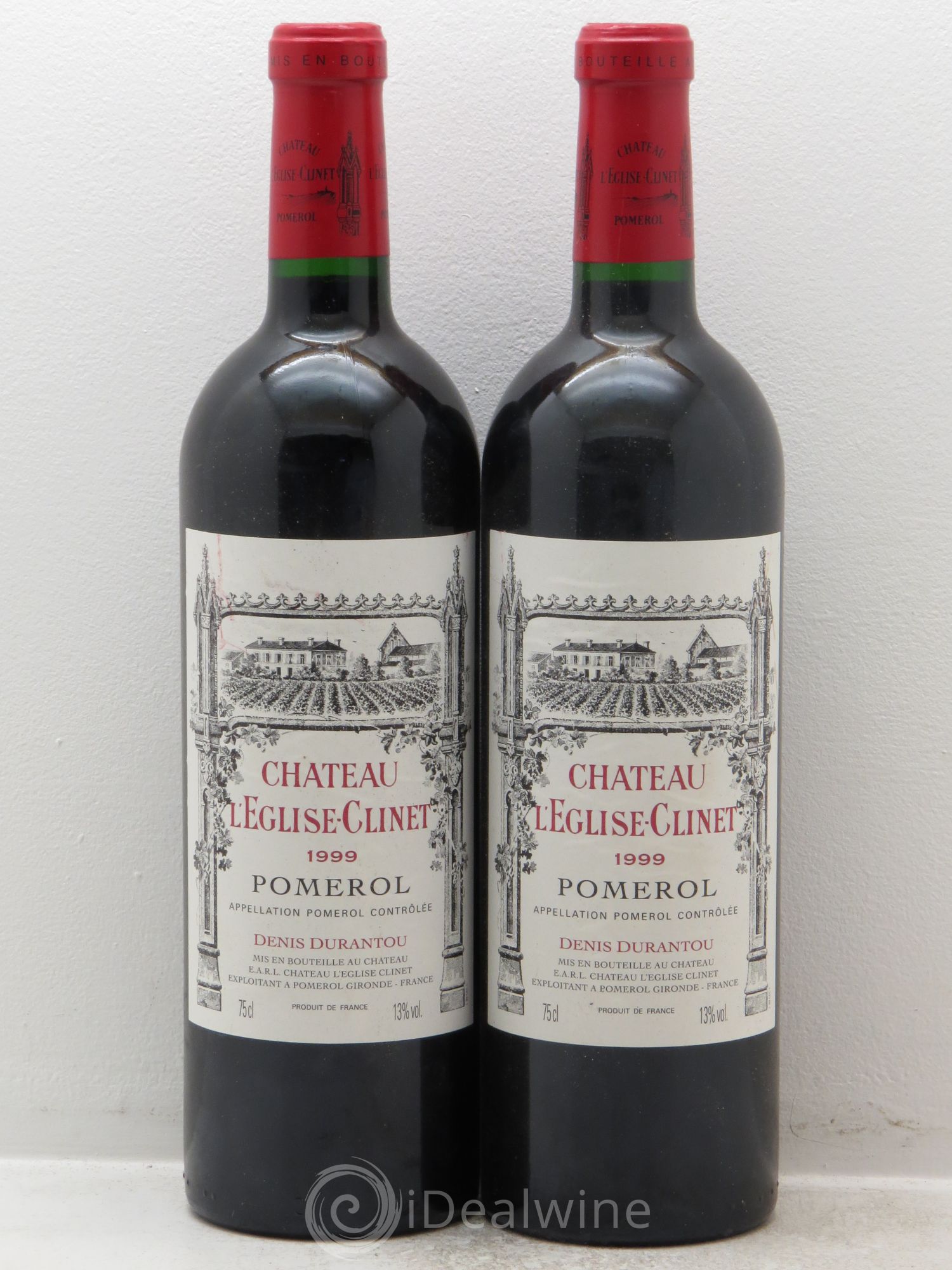 Château l' Église Clinet 1999 - Lot de 2 bouteilles - 0