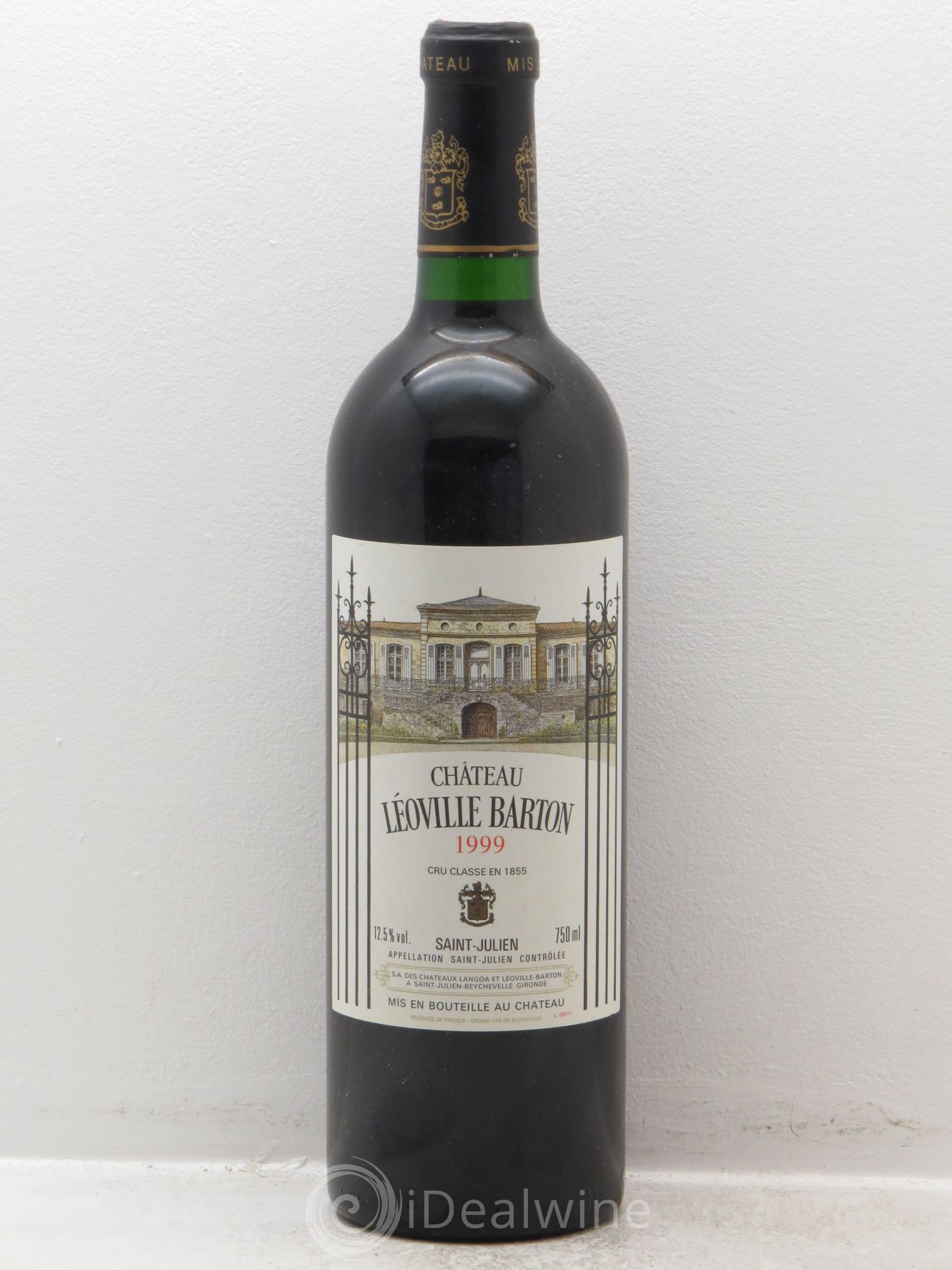 Château Léoville Barton 2ème Grand Cru Classé 1999 - Lot de 1 bouteille - 0