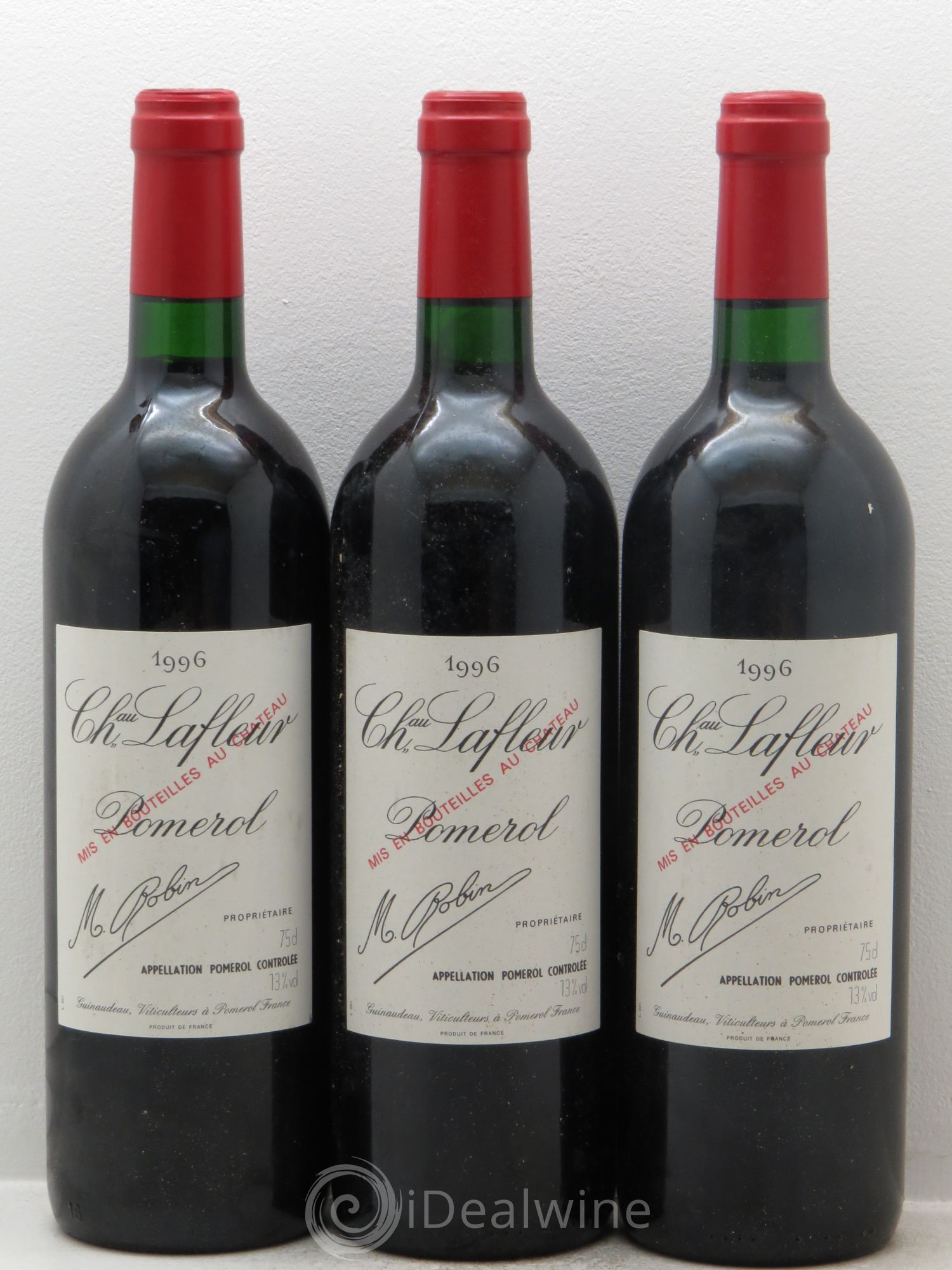 Château Lafleur 1996 - Lot de 3 bouteilles - 0