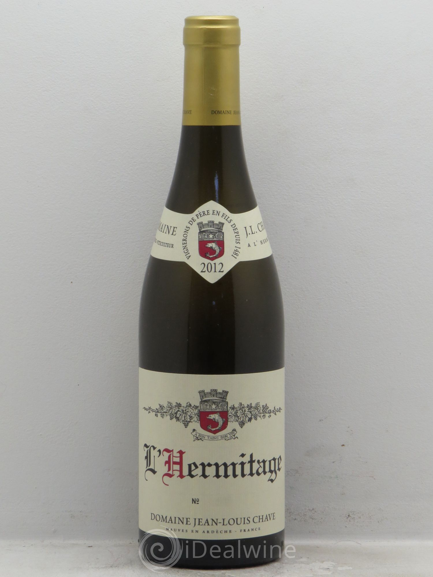 Hermitage Jean-Louis Chave 2012 - Lot de 1 bouteille - 0