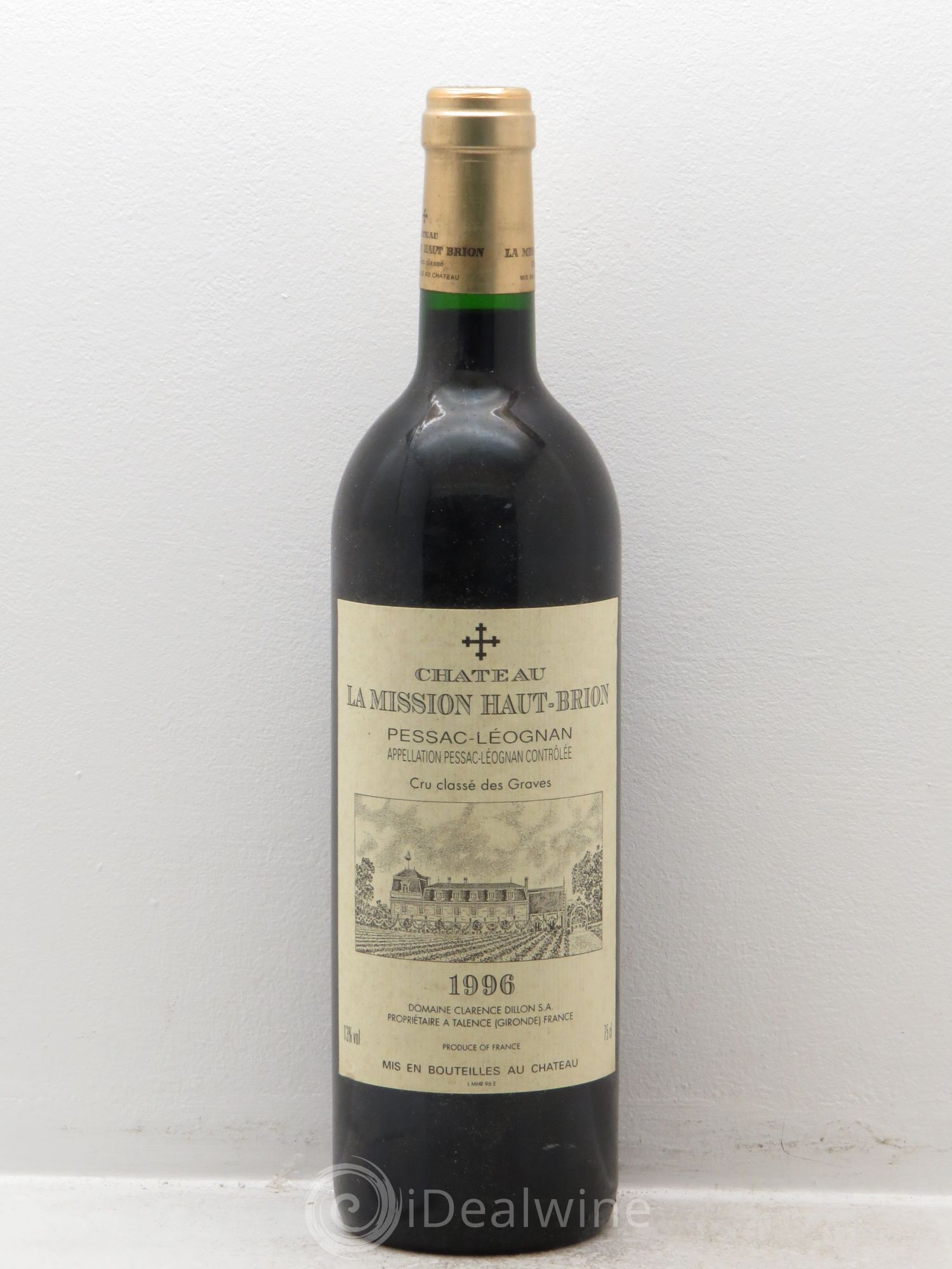 Château la Mission Haut-Brion Cru Classé de Graves 1996 - Lot de 1 bouteille - 0