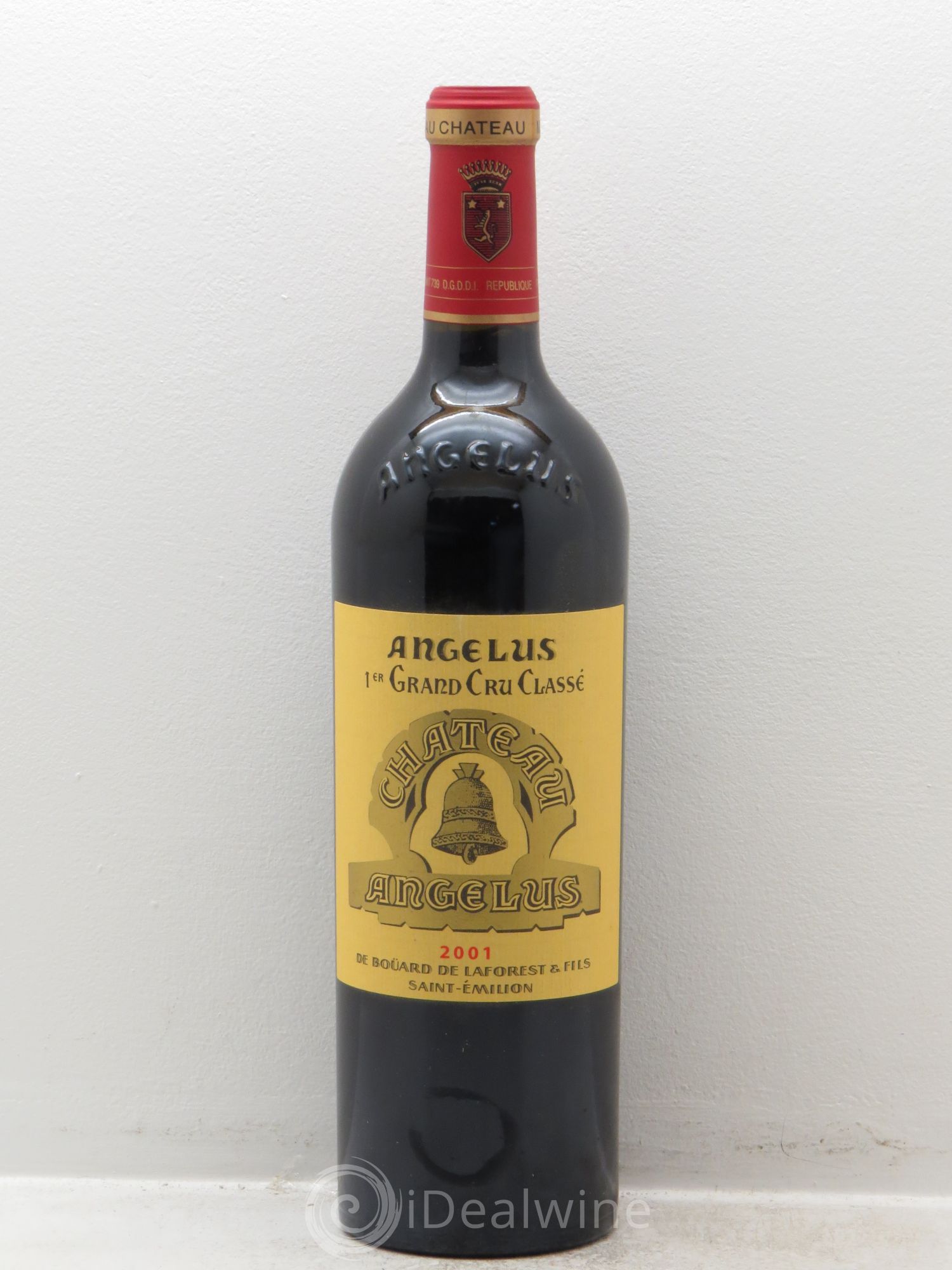 Château Angélus 1er Grand Cru Classé A 2001 - Lot de 1 bouteille - 0