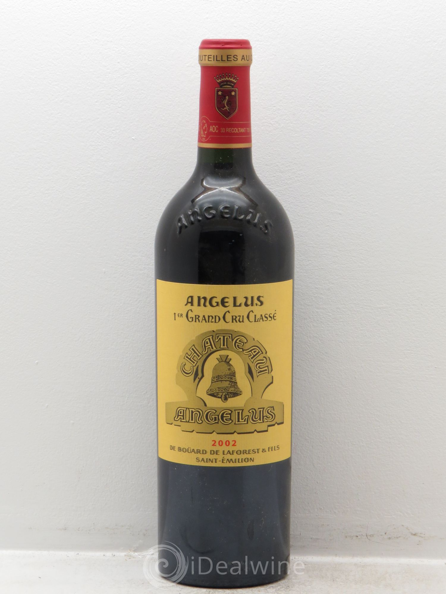 Château Angélus 1er Grand Cru Classé A 2002 - Lot de 1 bouteille - 0