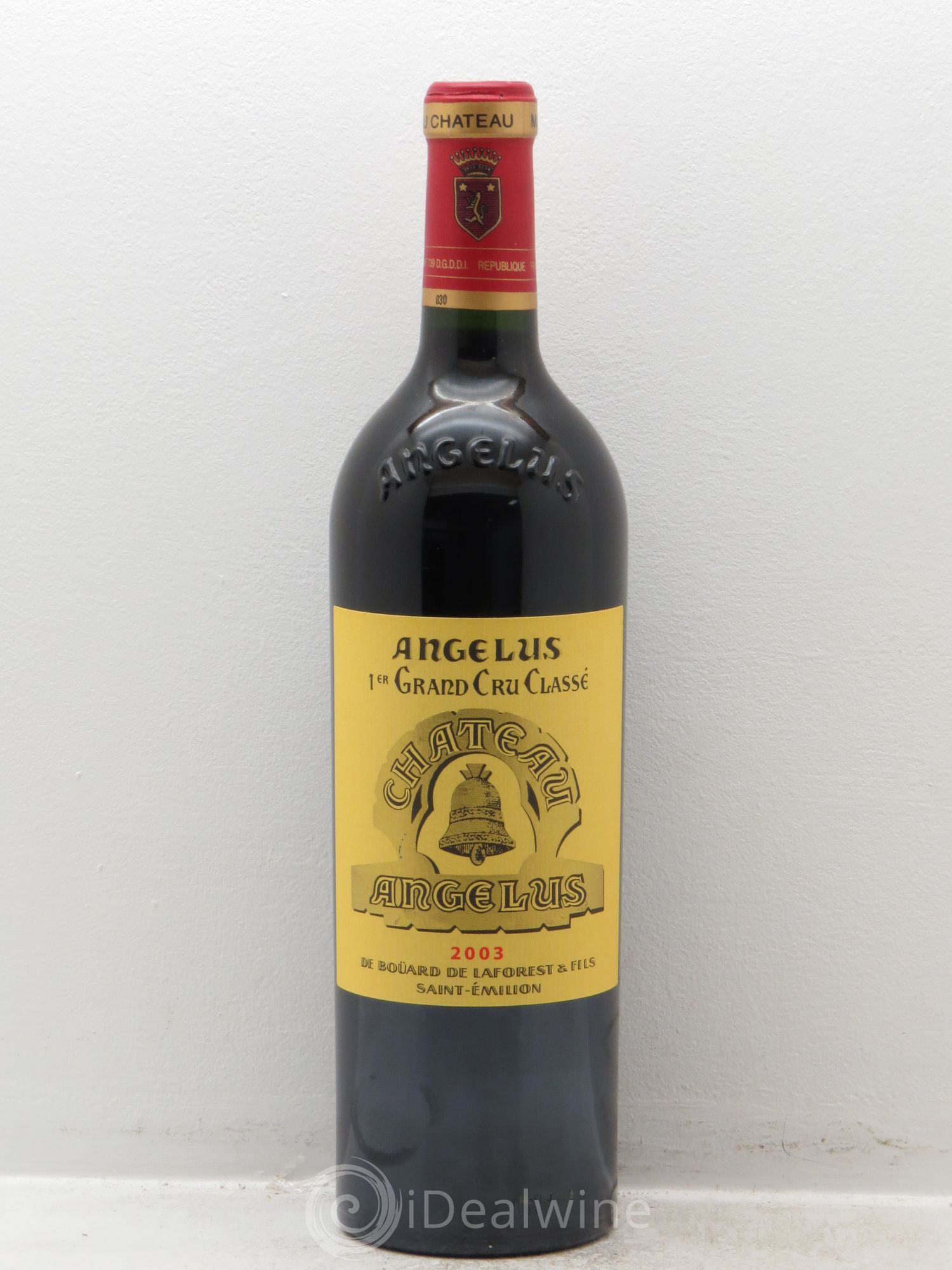 Château Angélus 1er Grand Cru Classé A 2003 - Lot de 1 bouteille - 0