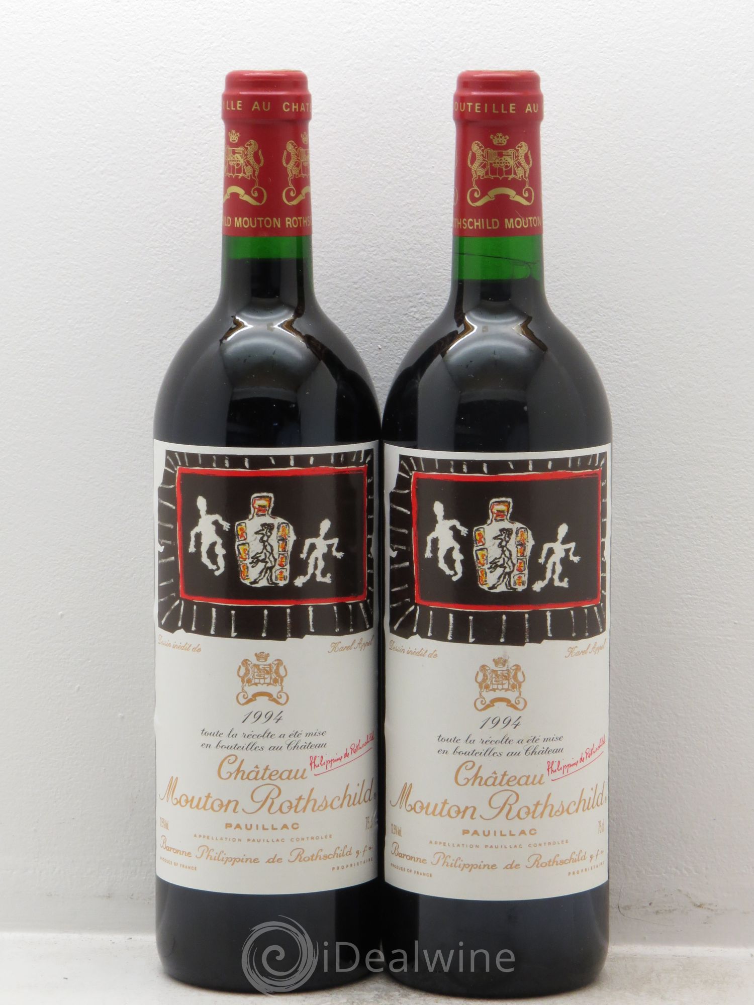 Château Mouton Rothschild 1er Grand Cru Classé 1994 - Lot de 2 bouteilles - 0