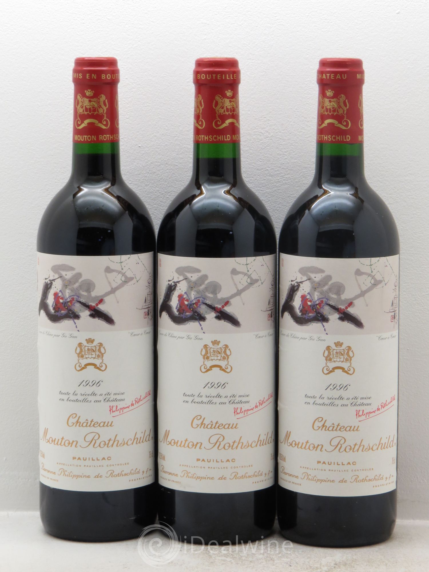 Château Mouton Rothschild 1er Grand Cru Classé 1996 - Lot de 6 bouteilles - 3