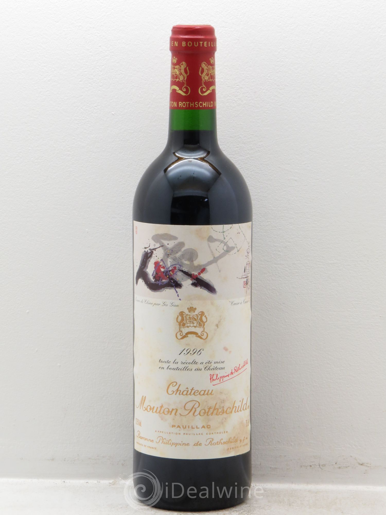Château Mouton Rothschild 1er Grand Cru Classé 1996 - Lot de 1 bouteille - 0
