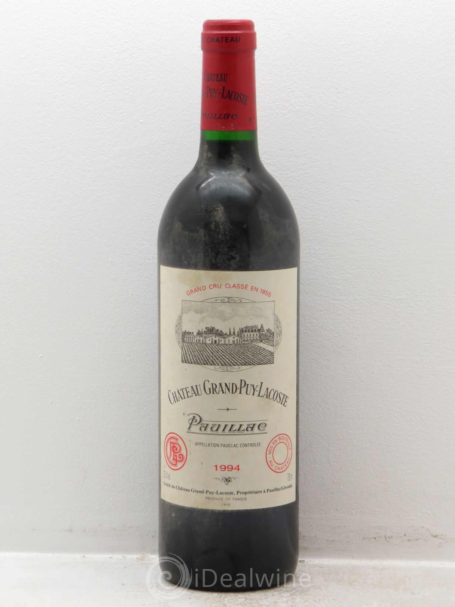 Château Grand Puy Lacoste 5ème Grand Cru Classé 1994 - Lot de 1 bouteille - 0