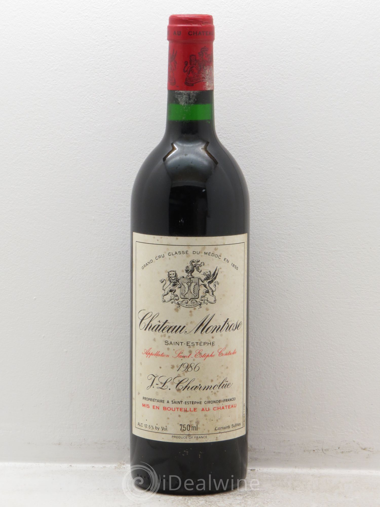 Château Montrose 2ème Grand Cru Classé 1986 - Lot de 1 bouteille - 0
