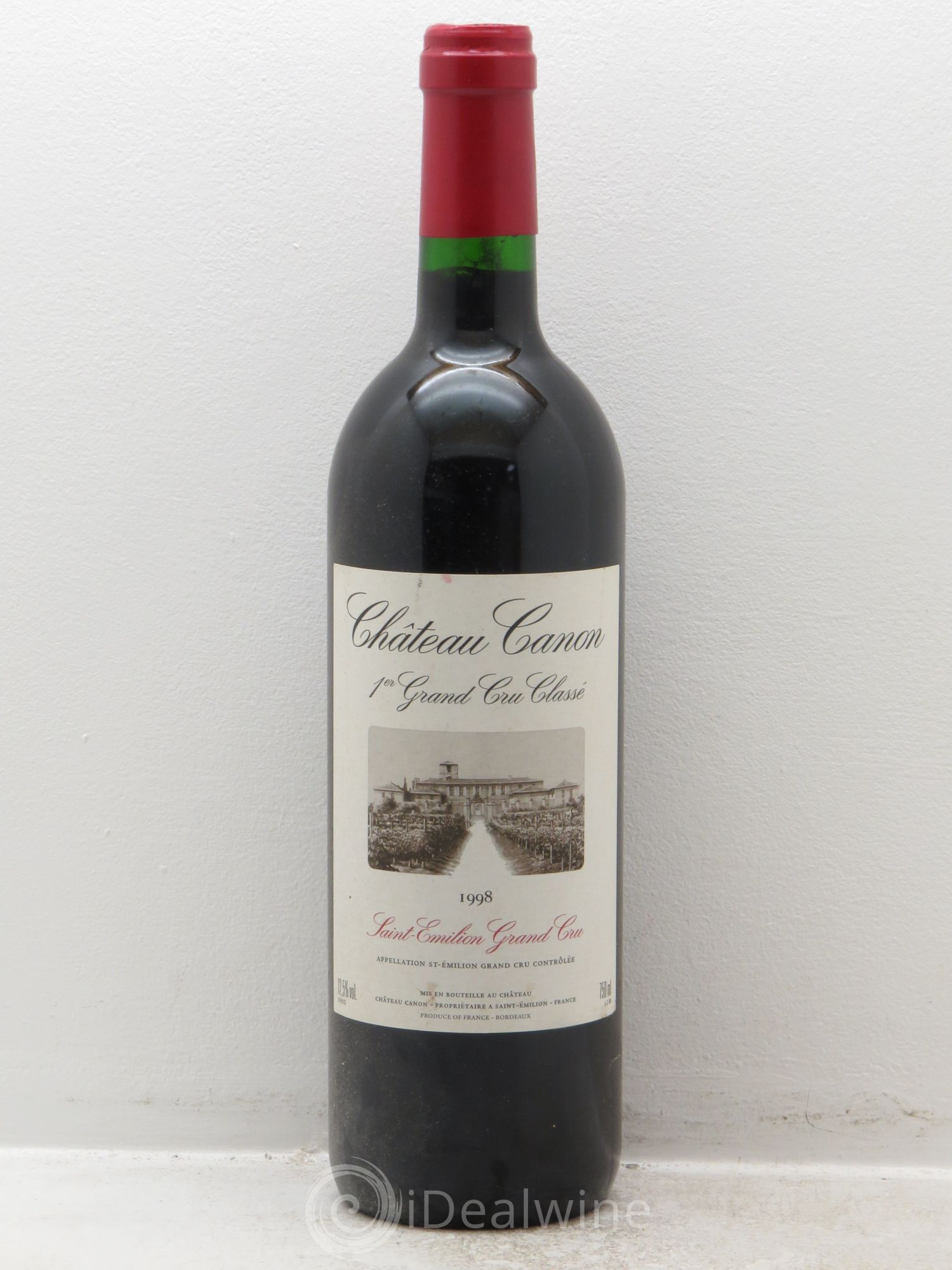 Château Canon 1er Grand Cru Classé B 1998 - Lot de 1 bouteille - 0